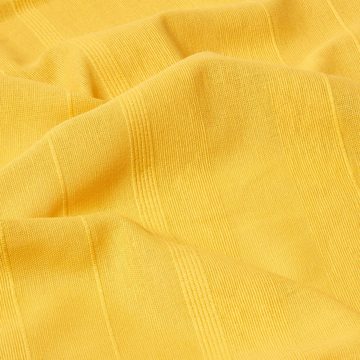 Plaid Tagesdecke Rajput, 100% Baumwolle, gelb, 150 x 200 cm, Homescapes