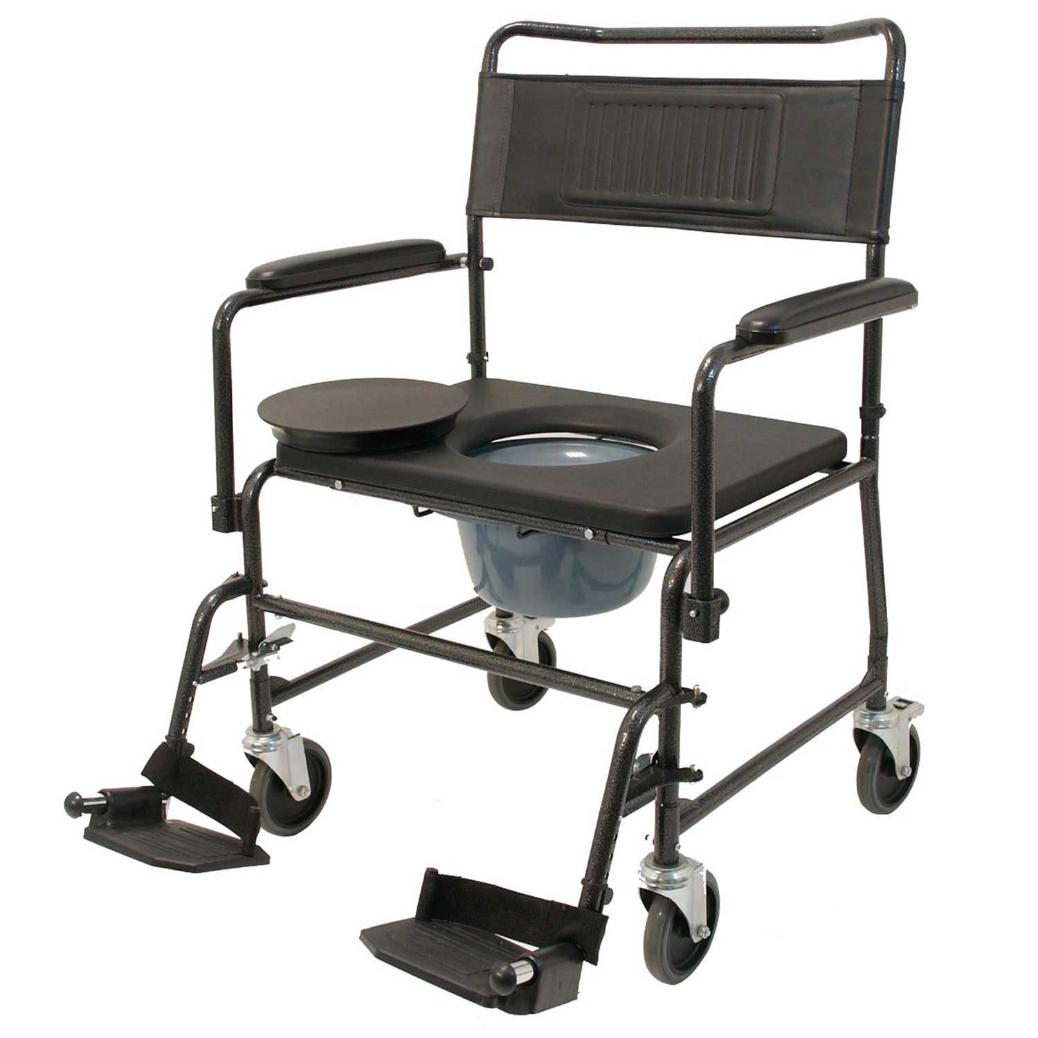 Drive Medical Toiletten-Rollstuhl Toilettenrollstuhl TRS 200 XXL