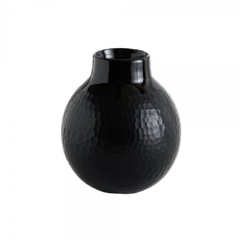 Lambert Dekovase 26 Schwarz Borromini cm D H Vase 27,5 Opaqueglas