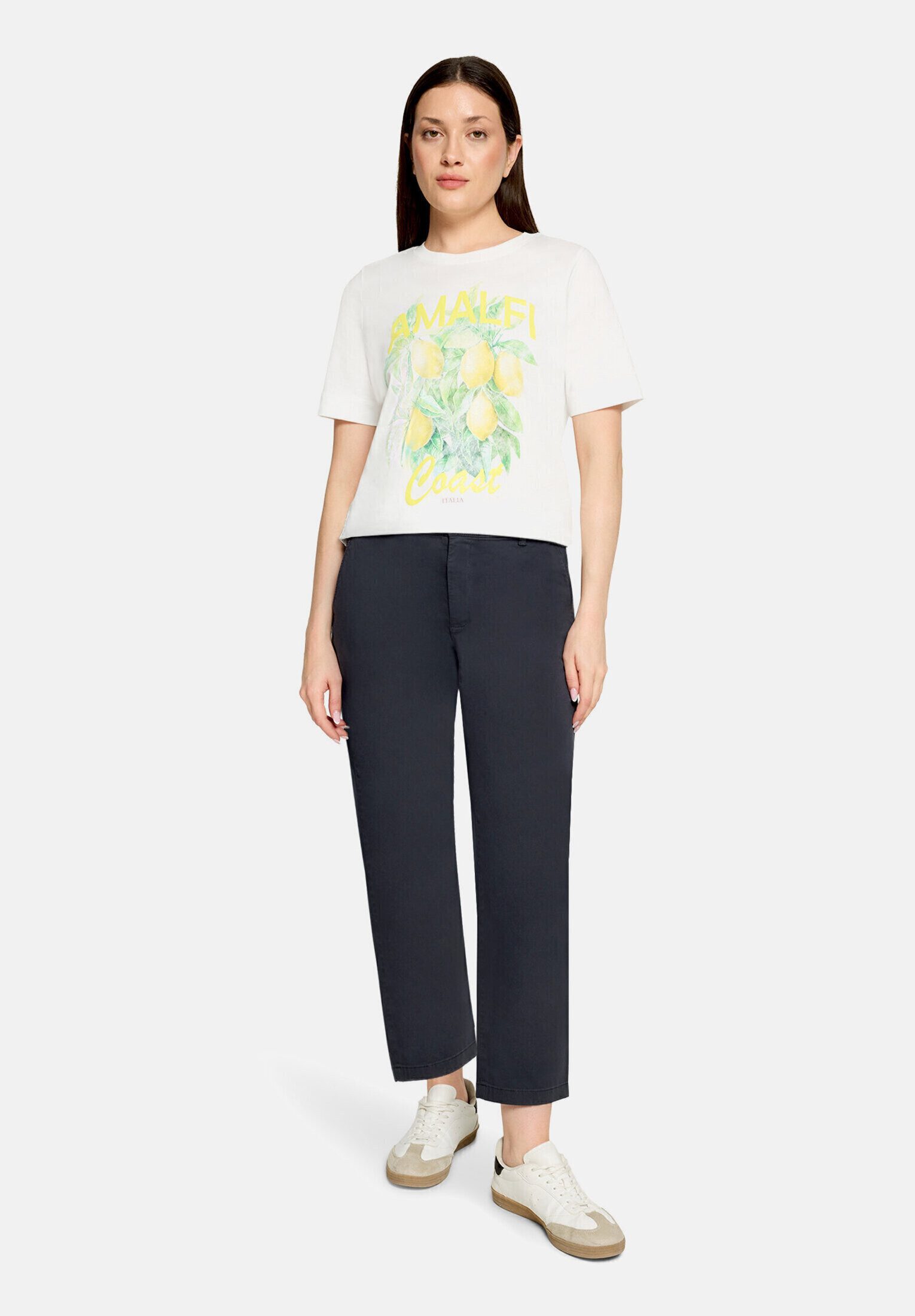 Cartoon Chinohose Damen mit Gummizug