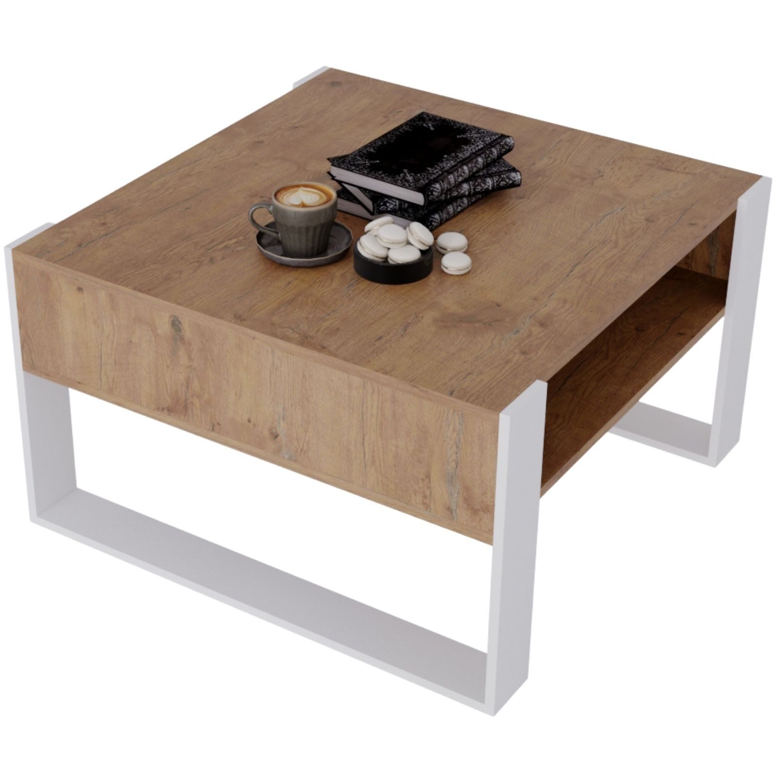 Raumhirsch Furniture Couchtisch Karo_71.5 modern & stabil fürs Wohnzimmer aus Holzwerkstoff