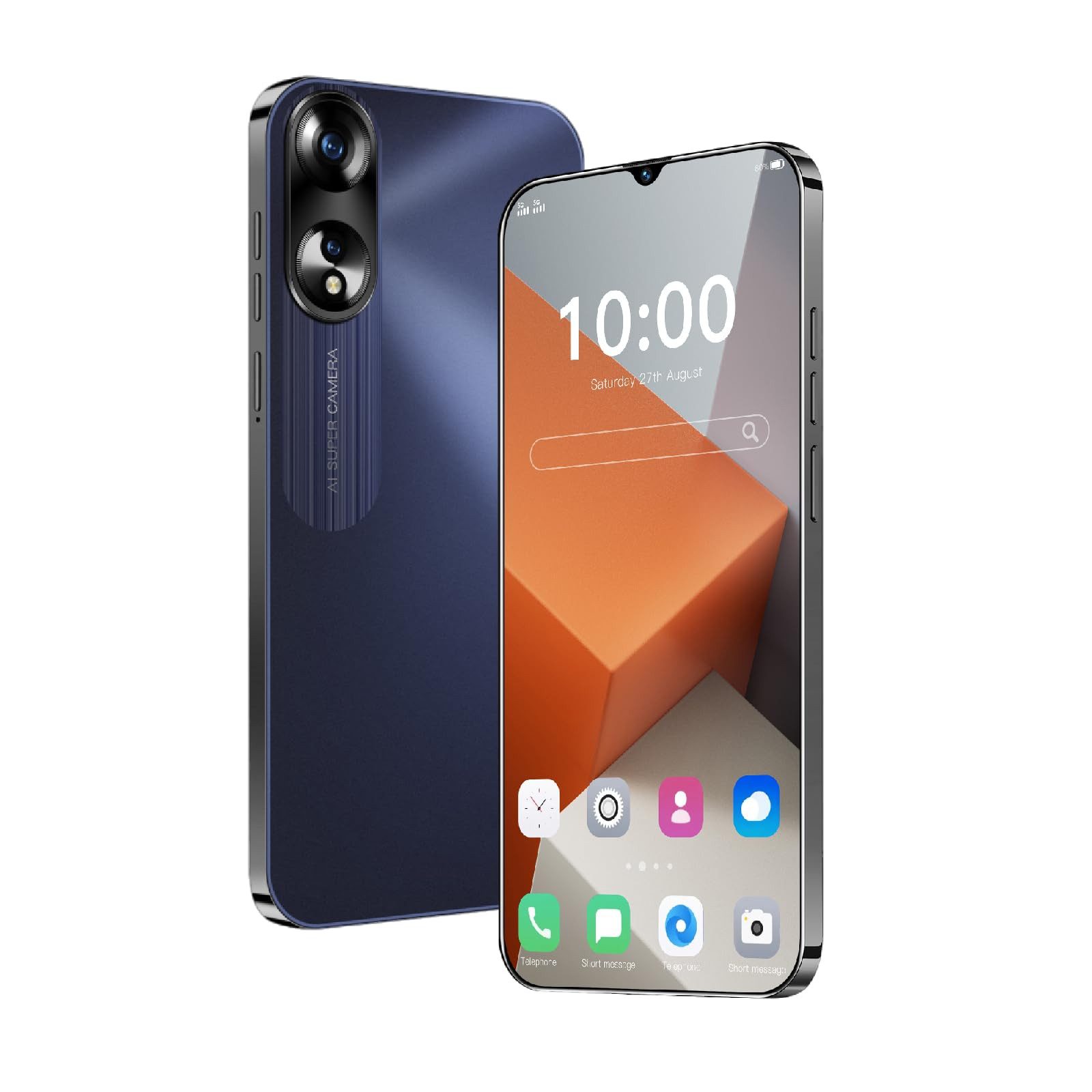 Fine Life Pro Android - Telefon, 6,3 - Zoll - Bildschirm, 4G LTE - Smartphone, Smartphone (Zwei Kameras, 2 GB RAM, 16 GB ROM, Dual SIM, Geeignet für Einsteiger)