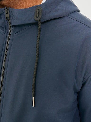 Jack & Jones NOOS navy HOOD SOFTSHELL JJEBASIC PLS blazer Softshelljacke PlusSize