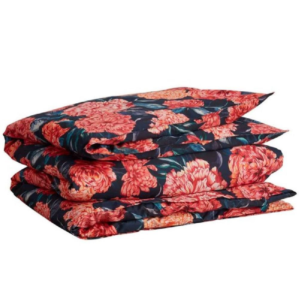 Gant Bettwäsche Gant Home Einzelbettbezug Floral Peony Print Single Duvet Classic Blue