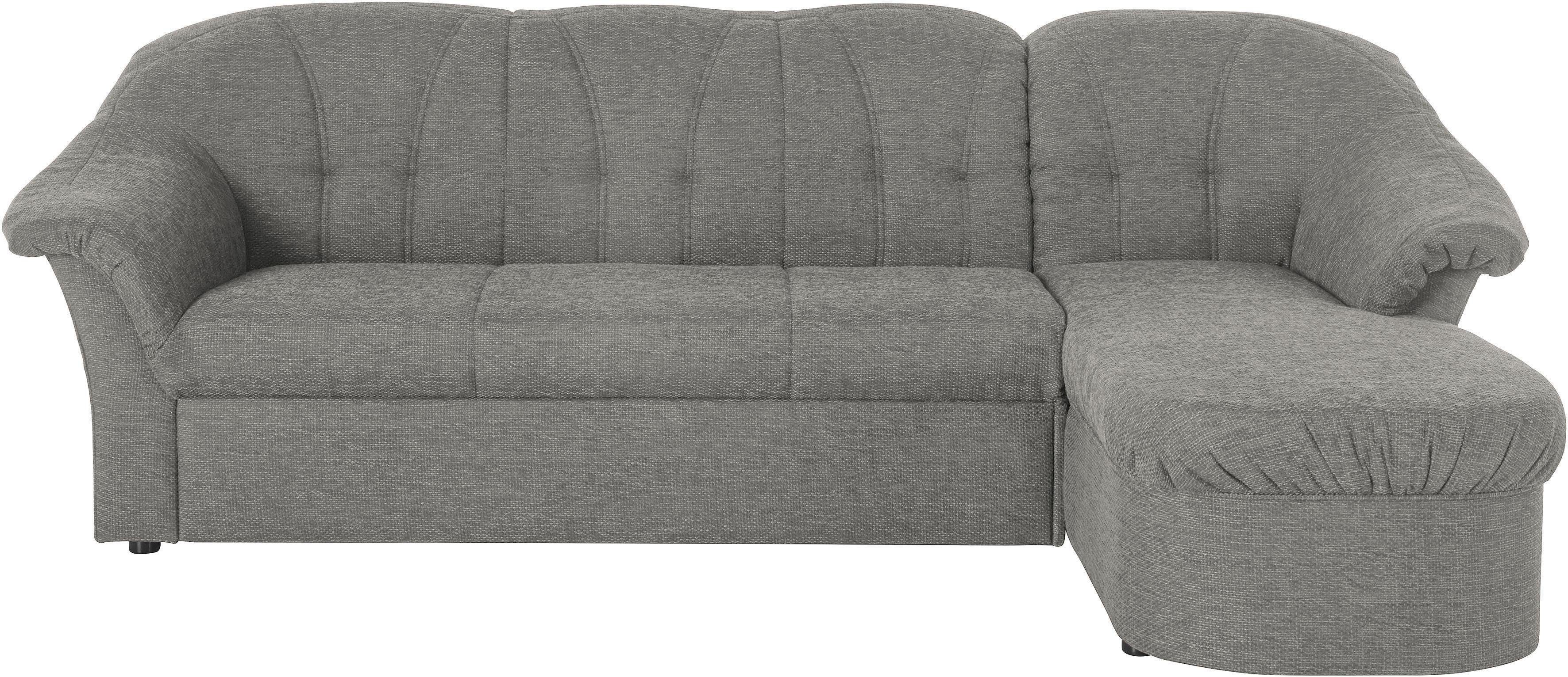 DOMO collection Ecksofa Pegnitz, elegante Rückensteppung, günstig online kaufen