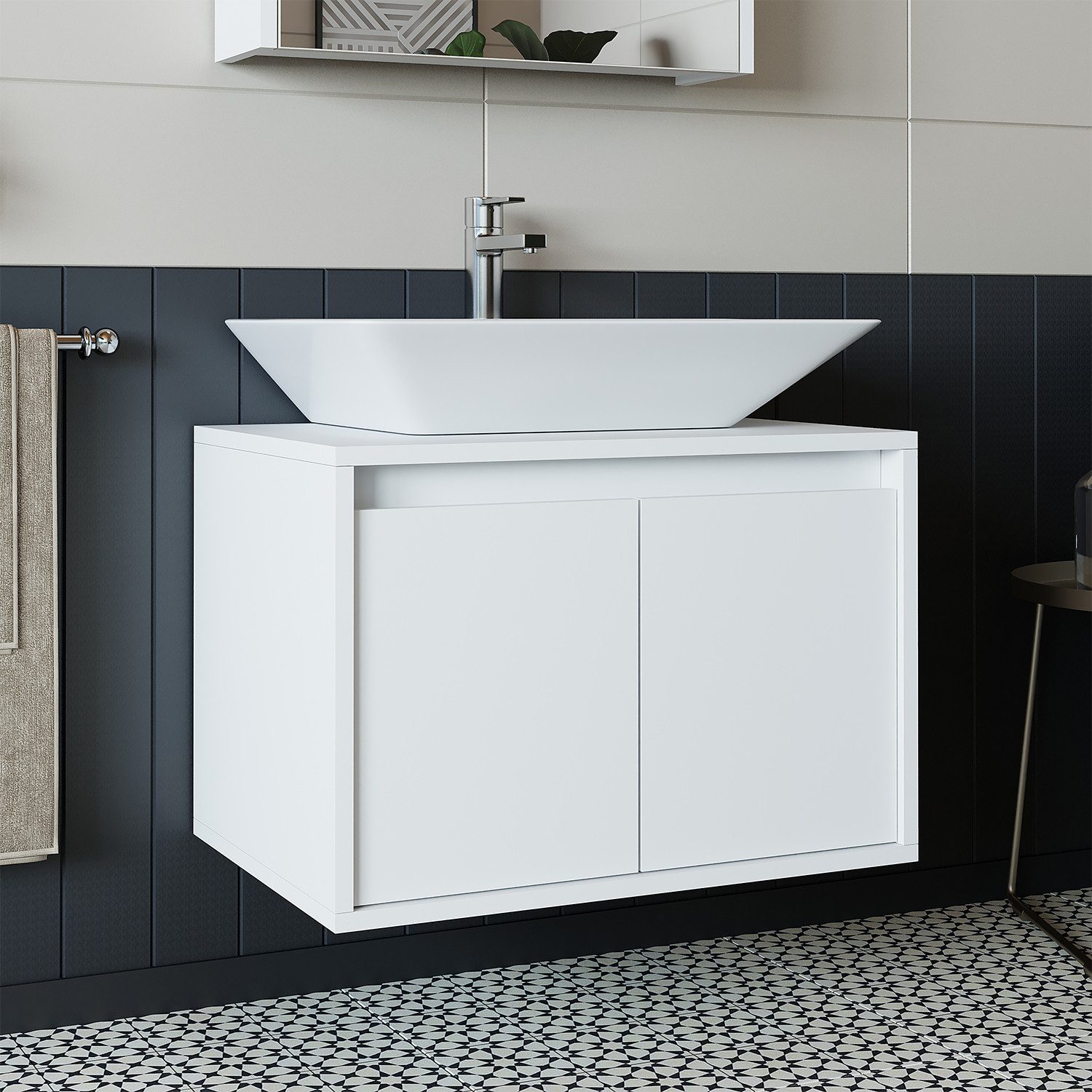Roomart Badmöbel-Set ATL-2TLG-65, (Waschtisch mit unterschrank günstig online kaufen