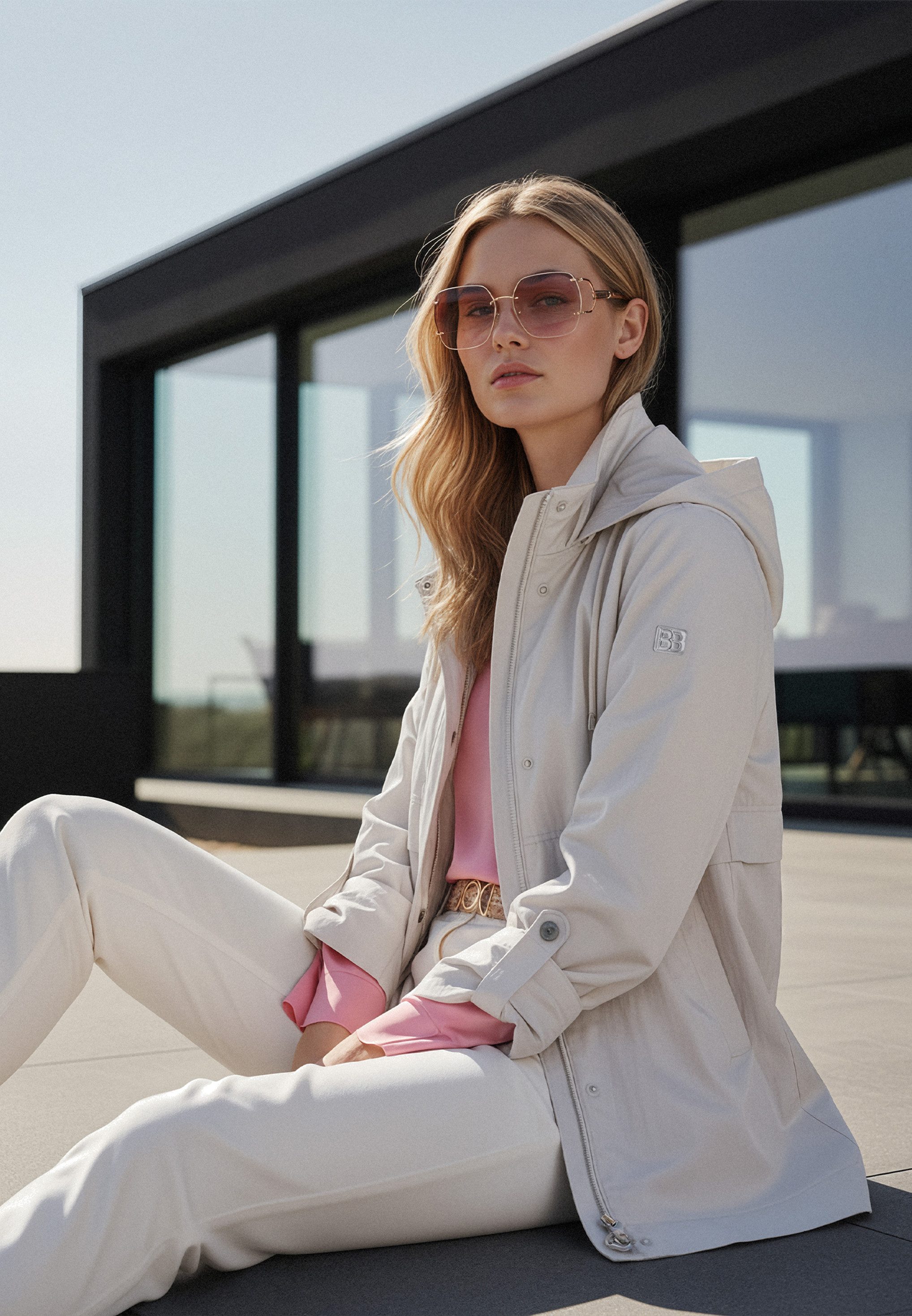 Betty Barclay Outdoorjacke Damen mit abnehmbarer Kapuze
