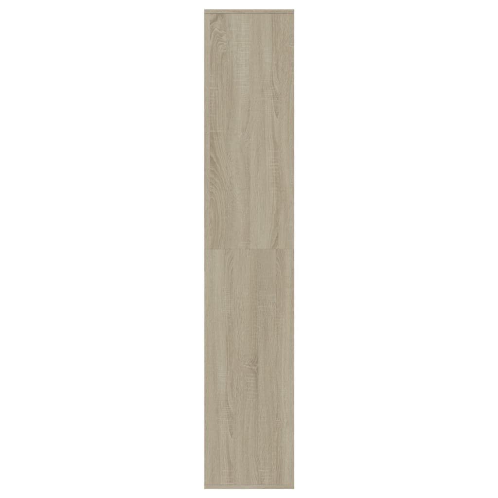 furnicato Schuhschrank Sonoma-Eiche 54x34x183 cm Holzwerkstoff