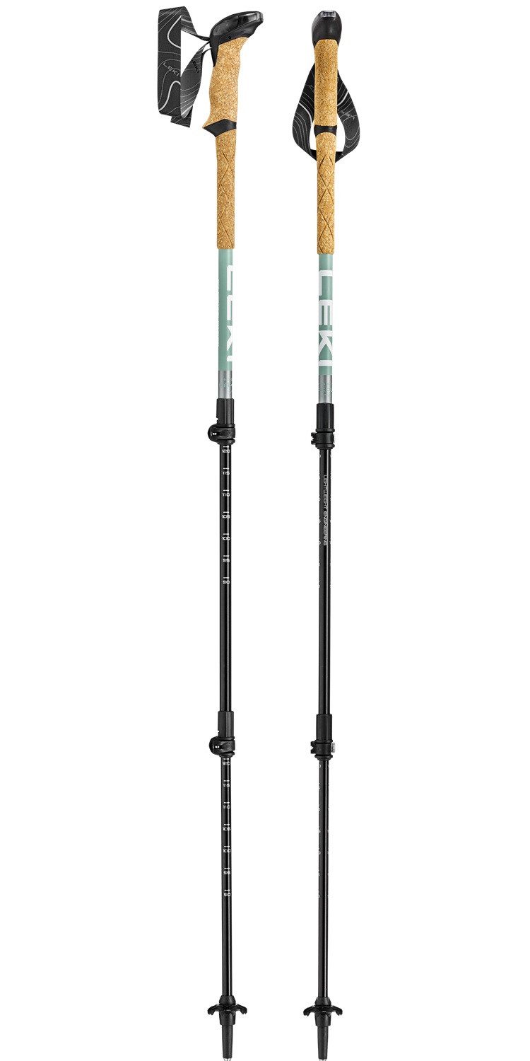 Leki Trekking-Stöcke Leki Makalu Lite 90 - 125 cm Teleskop Wanderstöcke 6562108