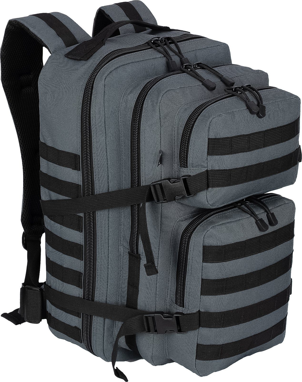 EAAKIE Rucksack Rucksack Sport Reisen Arbeit Army Military Outdoor 50 L GRAU, Freizeitrucksack, Sportrucksack, Military Outdoor