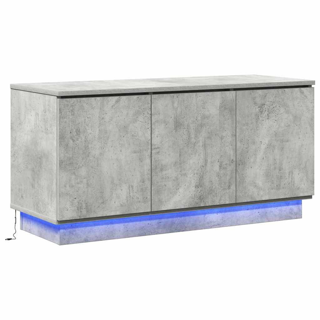 vidaXL TV-Schrank TV-Schrank mit LED Betongrau günstig online kaufen
