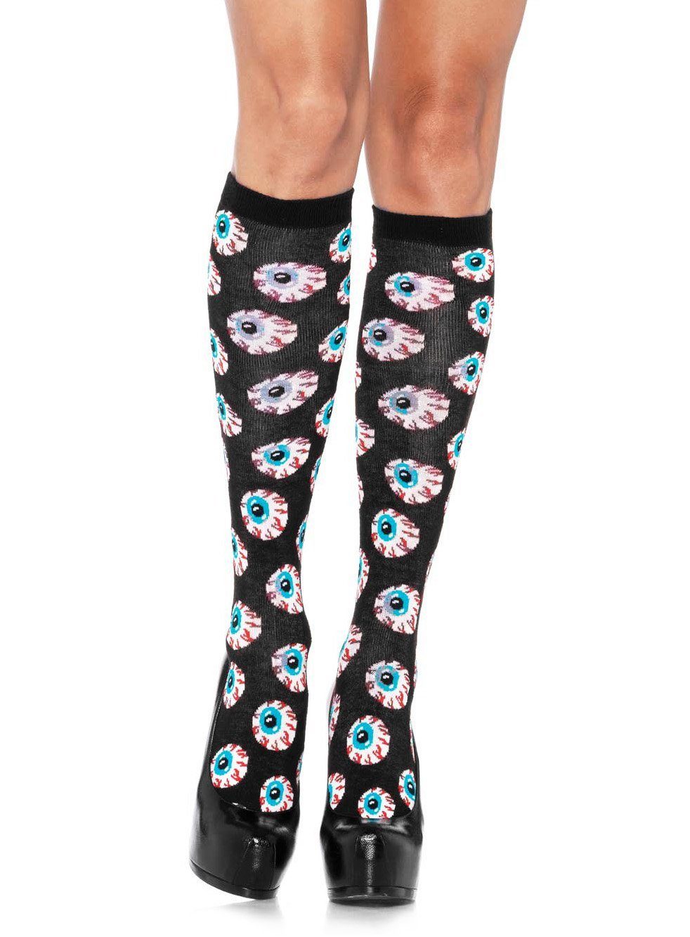 Leg Avenue Гольфы Augäpfel Гольфы Ausgefallene Гольфы im amüsant-gruseligen Design