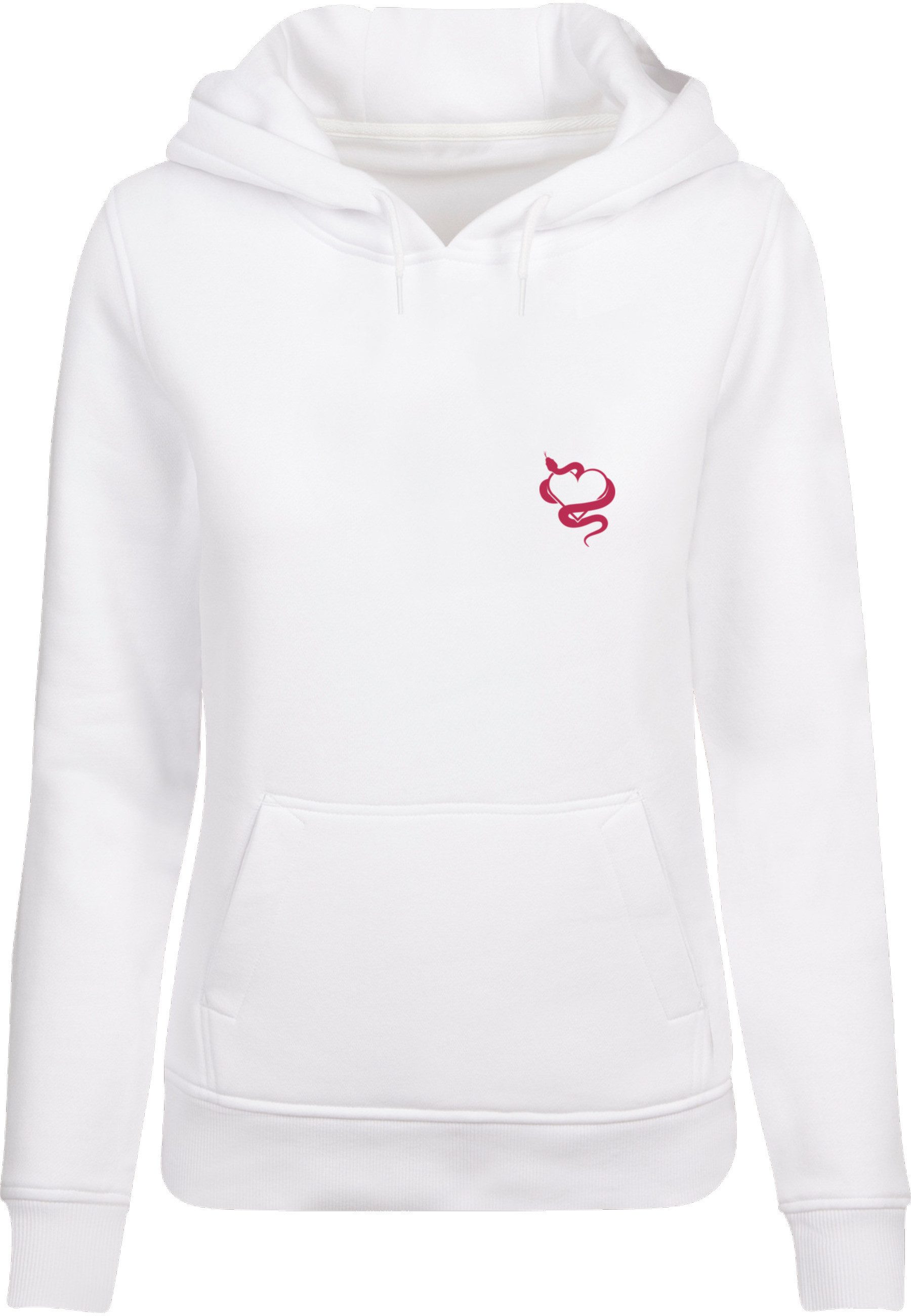 Kapuzensweatshirt Miss Tee Damen Snakes Heart Hoody