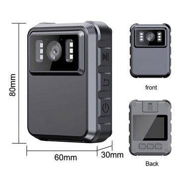 yozhiqu Mini HD 1080P Körperkamera Dashcam (DVR Sports Cam Motorrad-Camcorder + Fahrradhalterung)