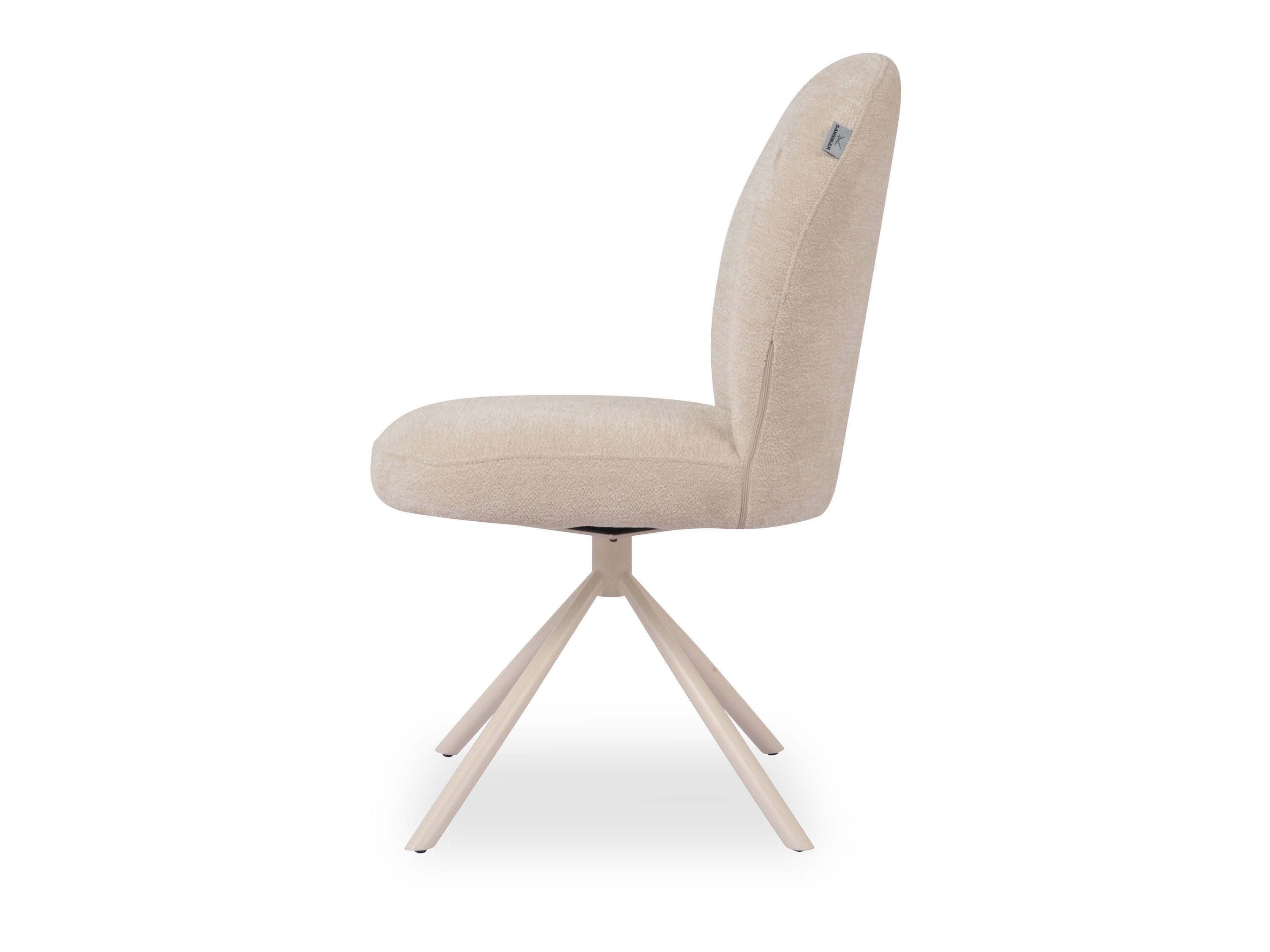SANSIBAR LIVING Esszimmerstuhl Polsterstuhl SANSIBAR FREDERIKSTAD LBH 66.50x51x91.50 cm beige