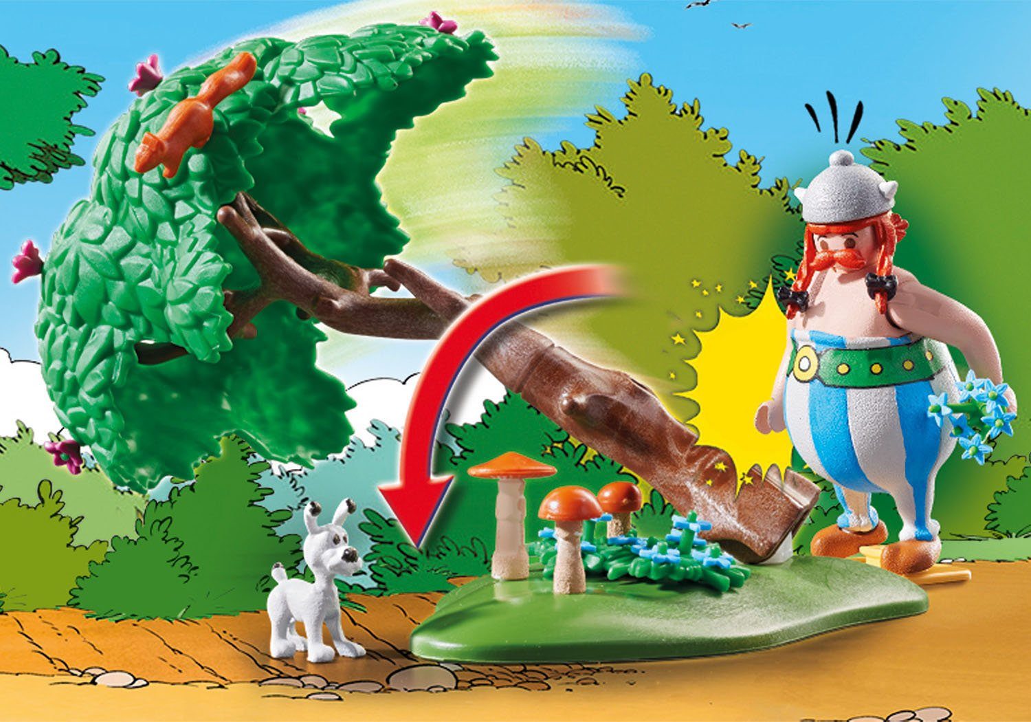 Playmobil® Wildschweinjagd (71160), Asterix Konstruktions-Spielset, (52 St), Made in Europe – Bild 4 von 5