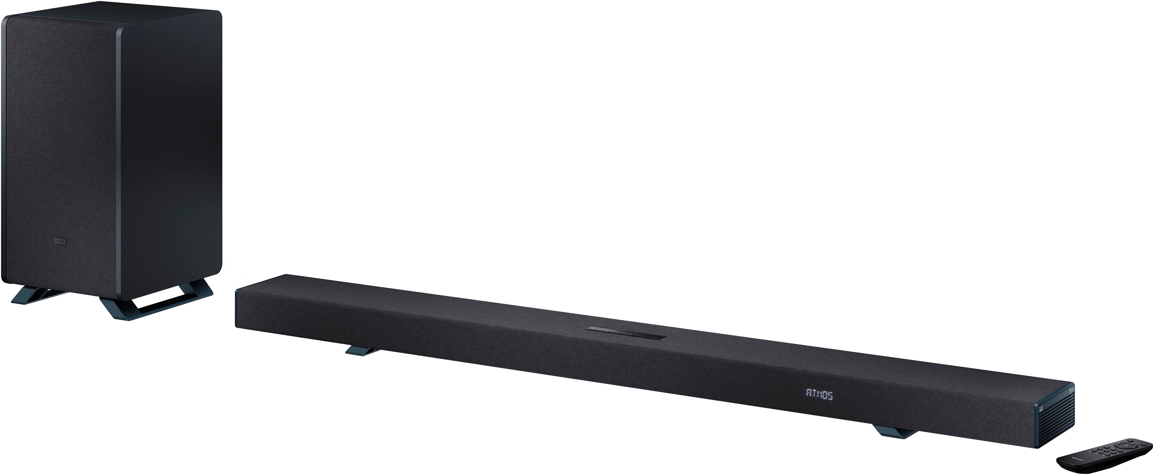 Sharp HT-SBW55121 5.1.2 Dolby Atmos®/DTS:X® mit Drahtlos-Subwoofer Soundbar 5.1.2 (A2DP Bluetooth, Bluetooth, AVRCP Bluetooth, 650 W)