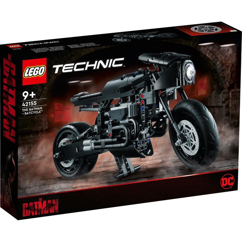 LEGO® Technic 42155 - THE BATMAN – BATCYCLE™ Konstruktionsspielsteine, (641 St), Motorrad, Bau- und Spielset, für Kinder ab 9 Jahren