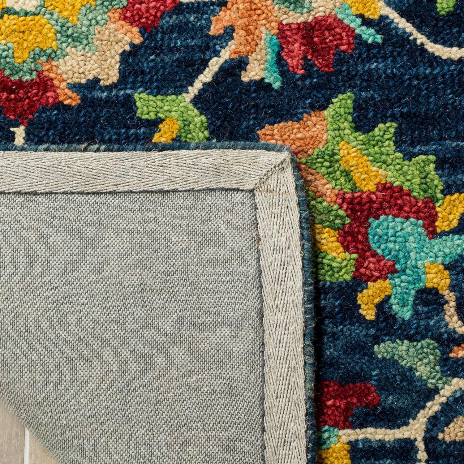 Ready Rugs Designteppich Loop-Teppichkollektion Blau Multi