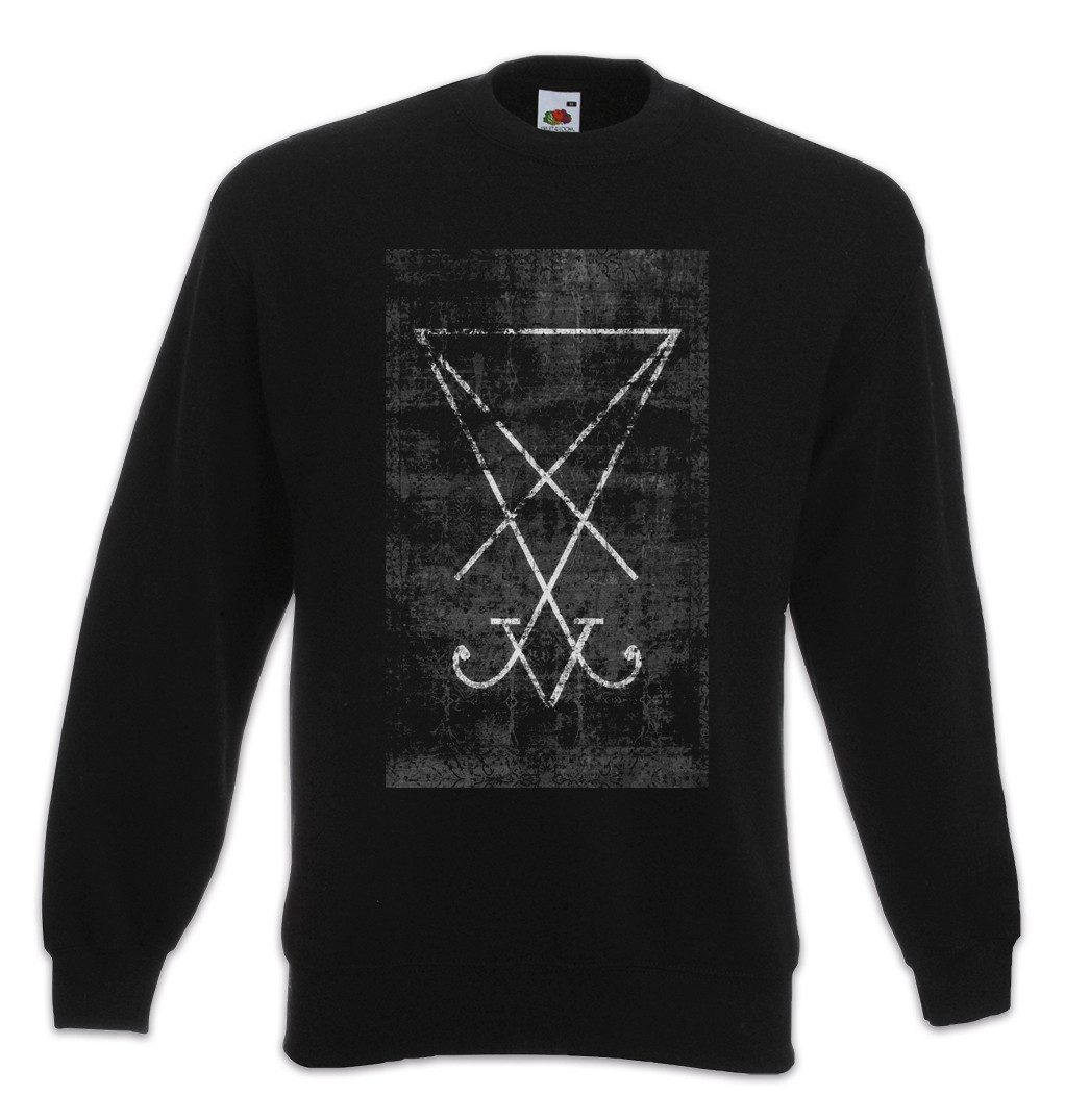 Urban Backwoods Sweatshirt Tarot Sigil of Lucifer Sweatshirt Karte Karten card Siegel Luzifer (1-tlg) Satan 666 Crowley Teufel
