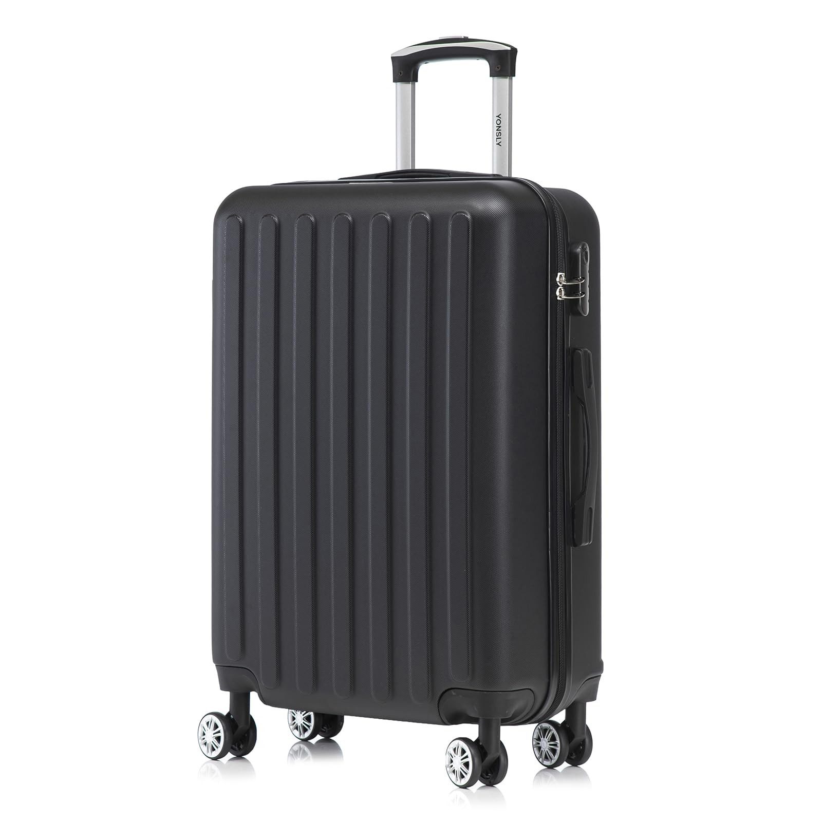 Hartschalen-Trolley Reisekoffer, Rollkoffer Handgepäck,Zahlenschloss