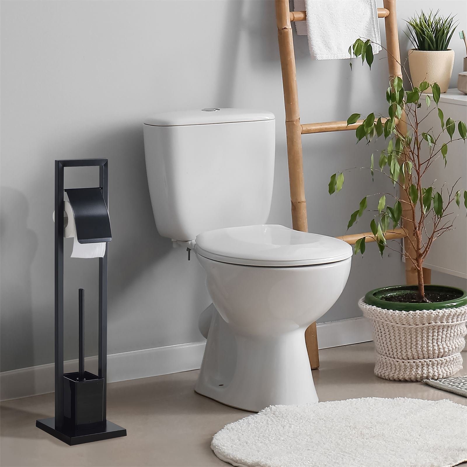 IDIMEX Toilettenpapierhalter TOMA, WC Garnitur Toilettenpapierhalter Toilet günstig online kaufen