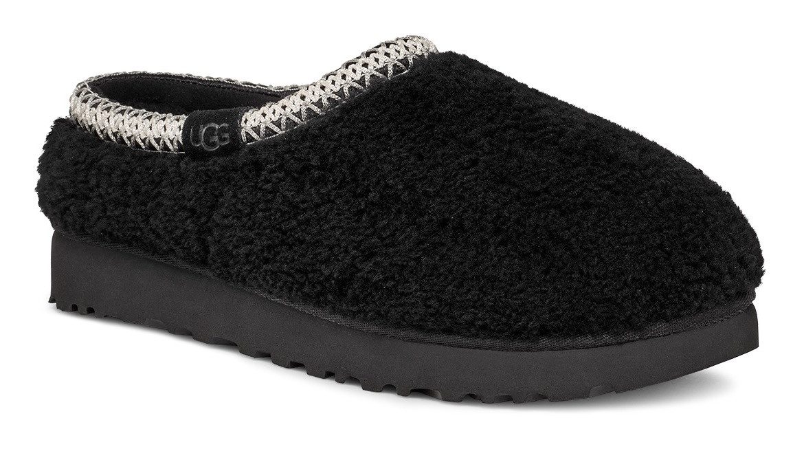 UGG TASMAN MAXI CURLY Hausschuh, Clog, Pantoffel, Mule mit gepolstertem Fußbett