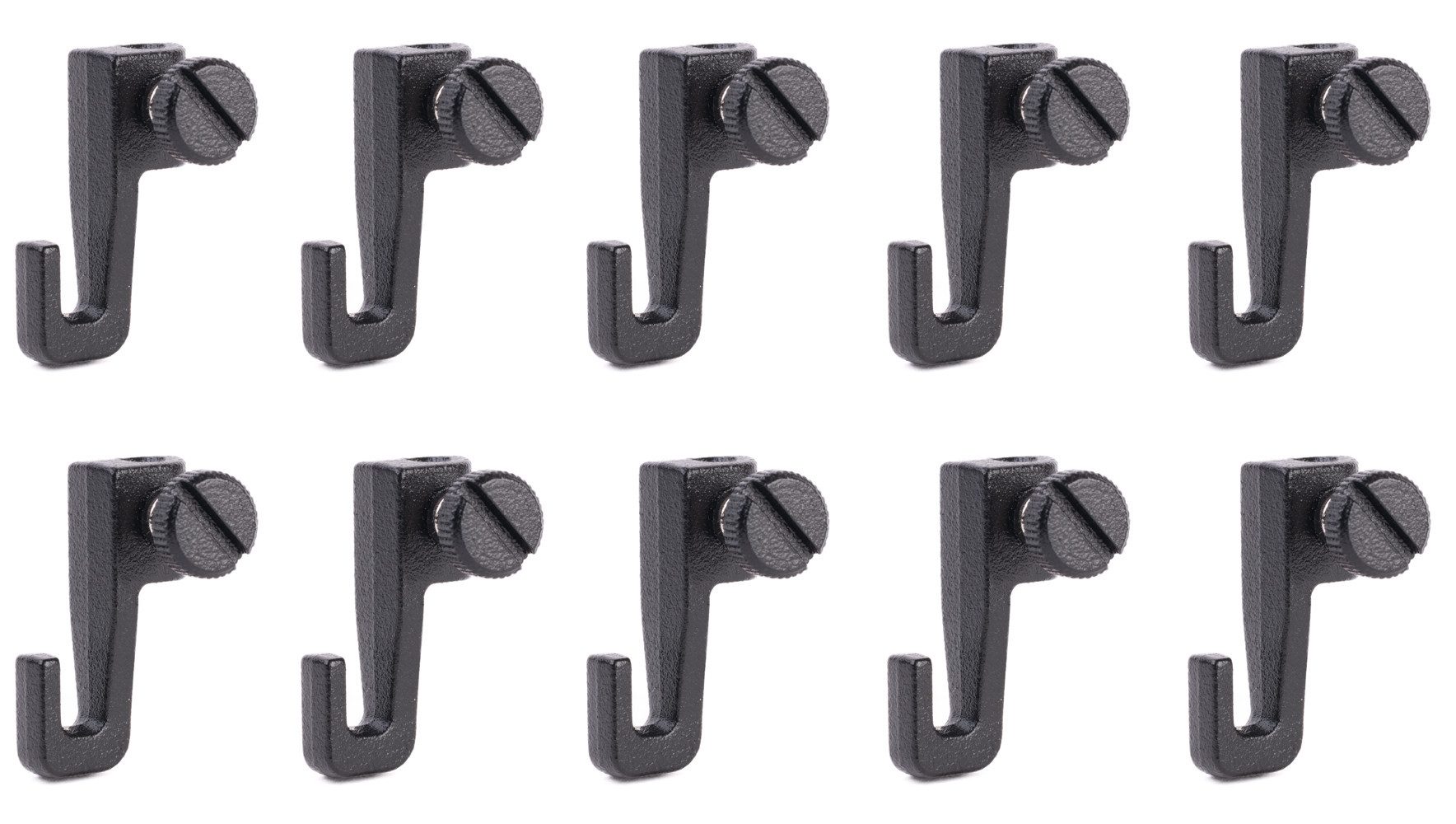 SOFT-RAIL Seilhaken Verstellbarer Bilderhaken Mini, für Galerieschienen & Bilderschienen, (Set, 10-St), Zubehör