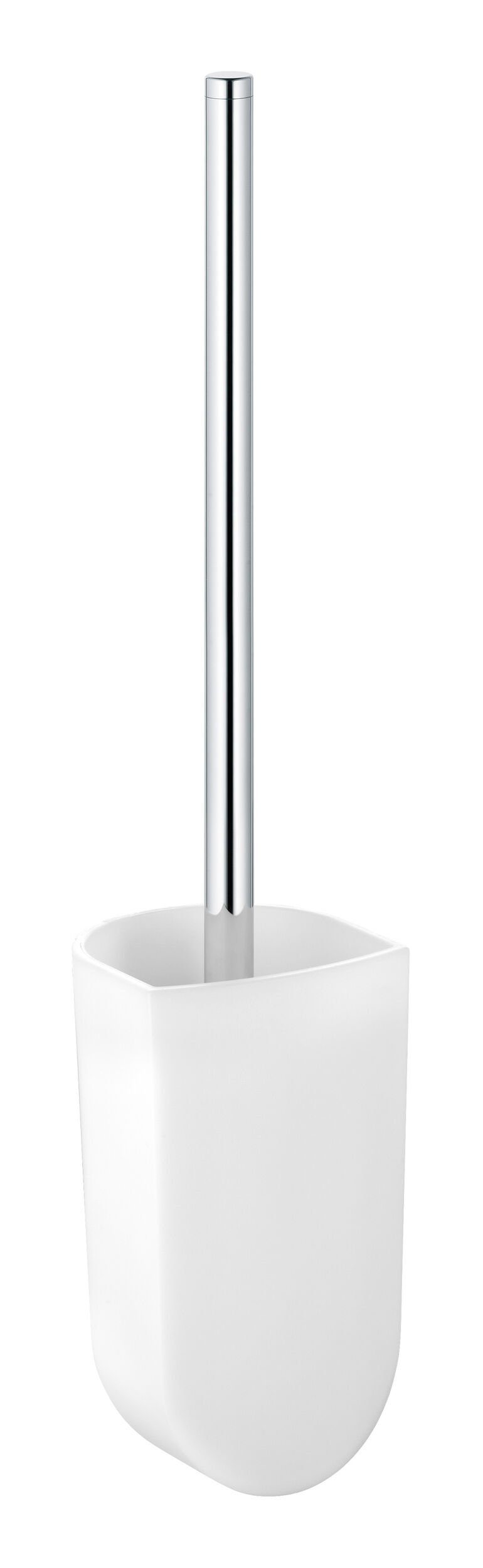 Keuco WC-Garnitur Elegance, Toilettenbürstengarnitur mit Echtkristall-Einsatz - Verchromt | Toilettenbürstenhalter