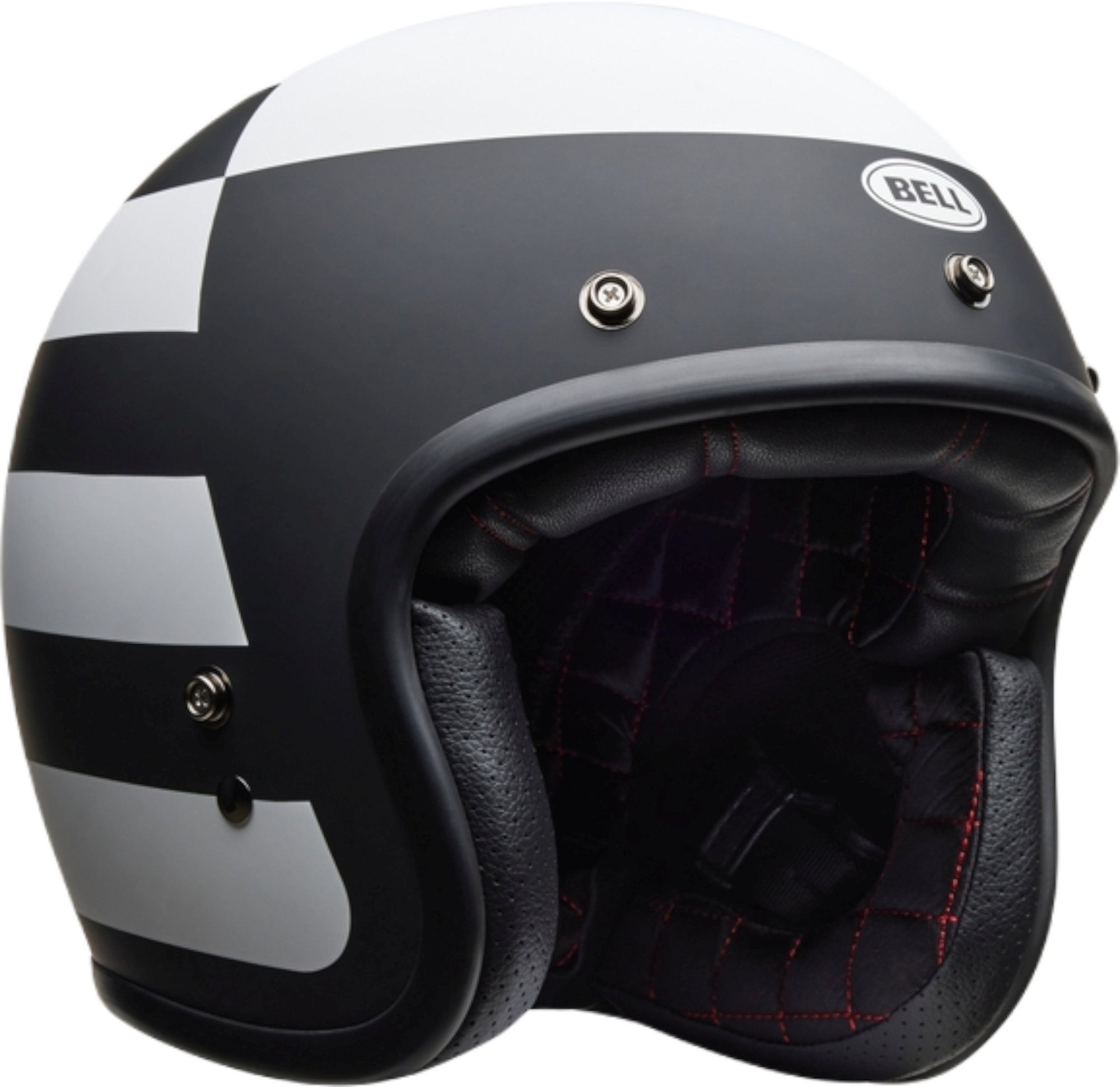 Bell Motorradhelm C500 Parlor Jethelm, vorbereitet für Kommunikationssystem