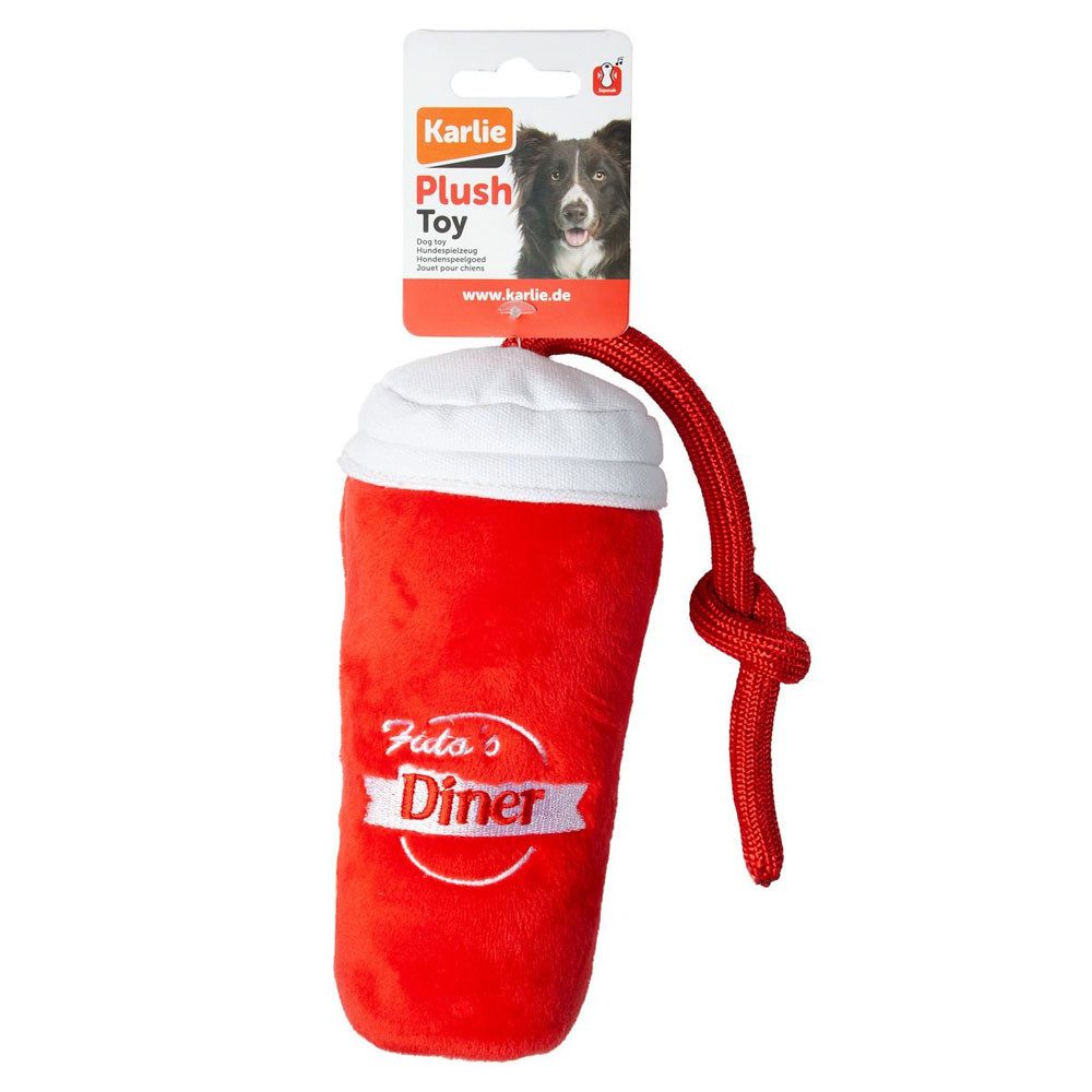 Karlie Tierkuscheltier Karlie Flamingo Hundespielzeug Plüsch Milchshake