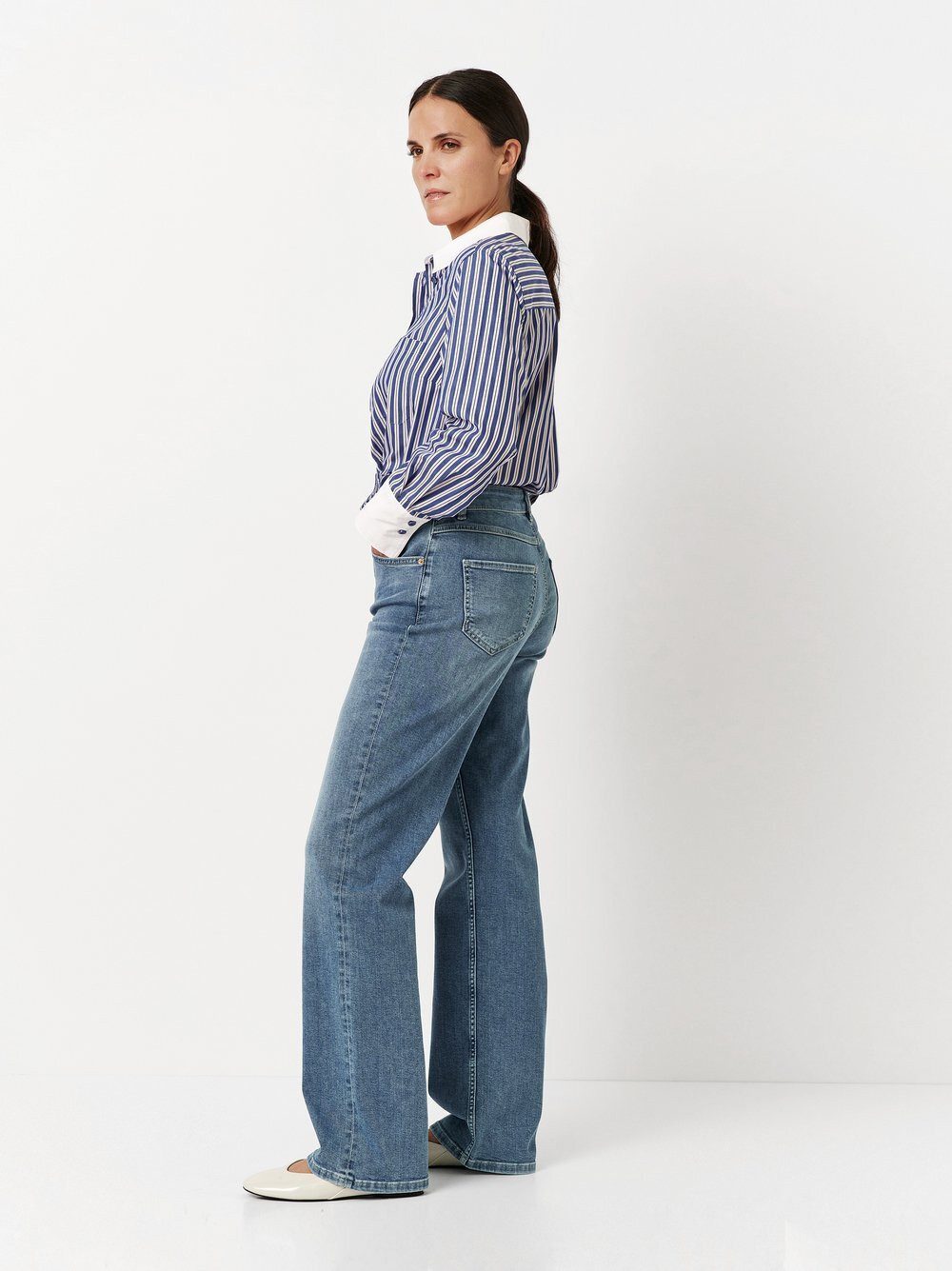 TONI 5-Pocket-Jeans Liv mit Waschung günstig online kaufen