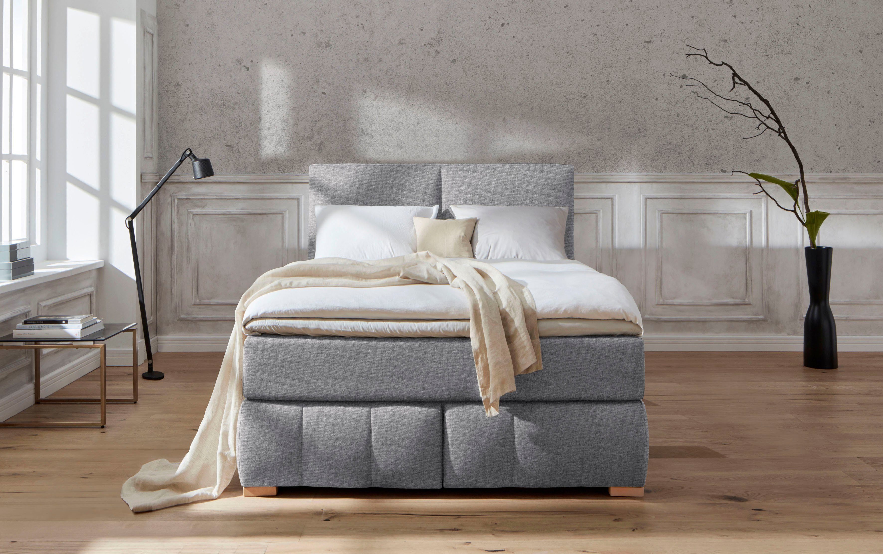 Guido Maria Kretschmer Home&Living Boxspringbett "Wehma", inkl. Topper in 3 günstig online kaufen