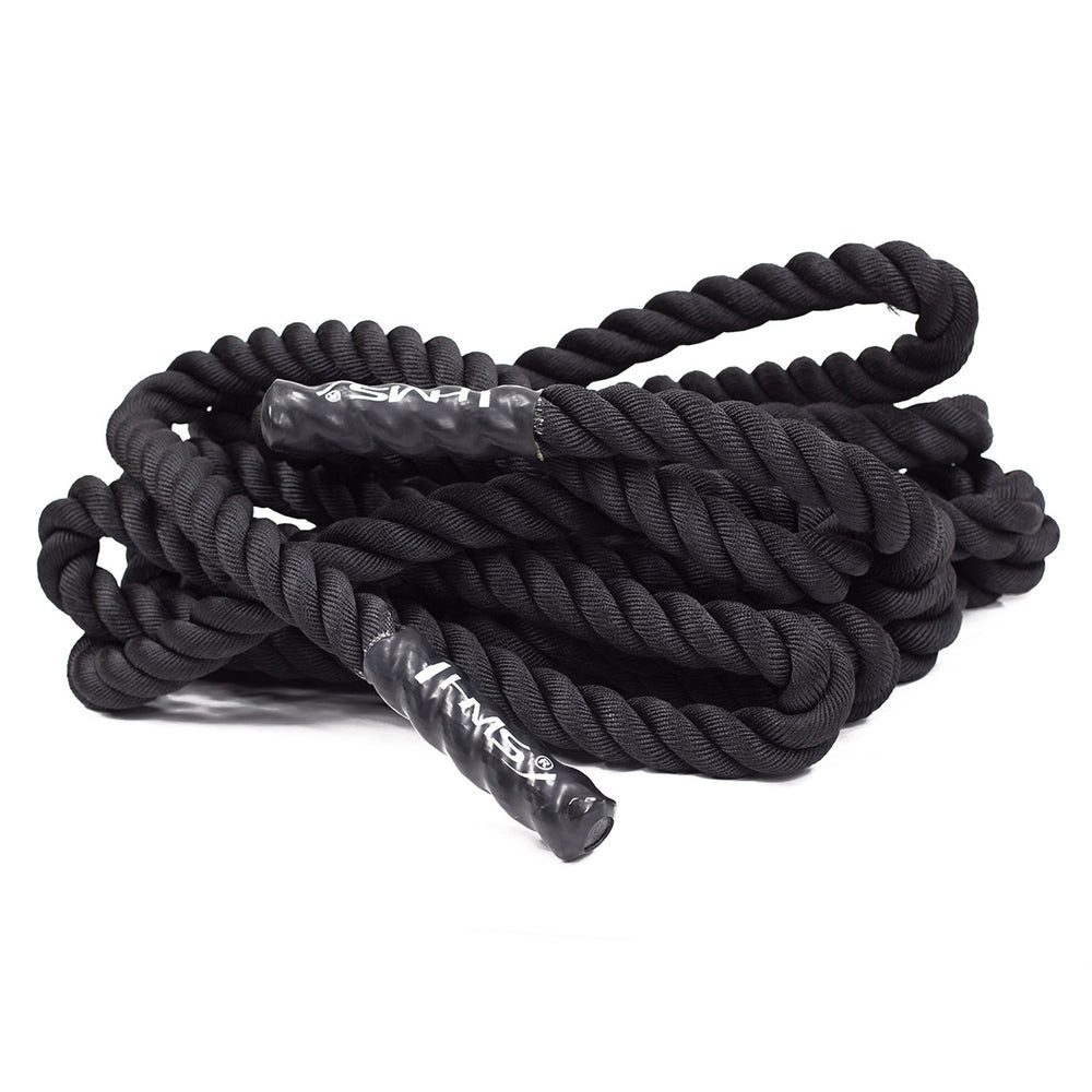 HMS Trizepsseil Schwungseil Trainingstau Fitnesstau (Spar-Set, 1-tlg., 15 m x 50 mm robust), 15 m lang, 50 mm dick, geschützte Enden