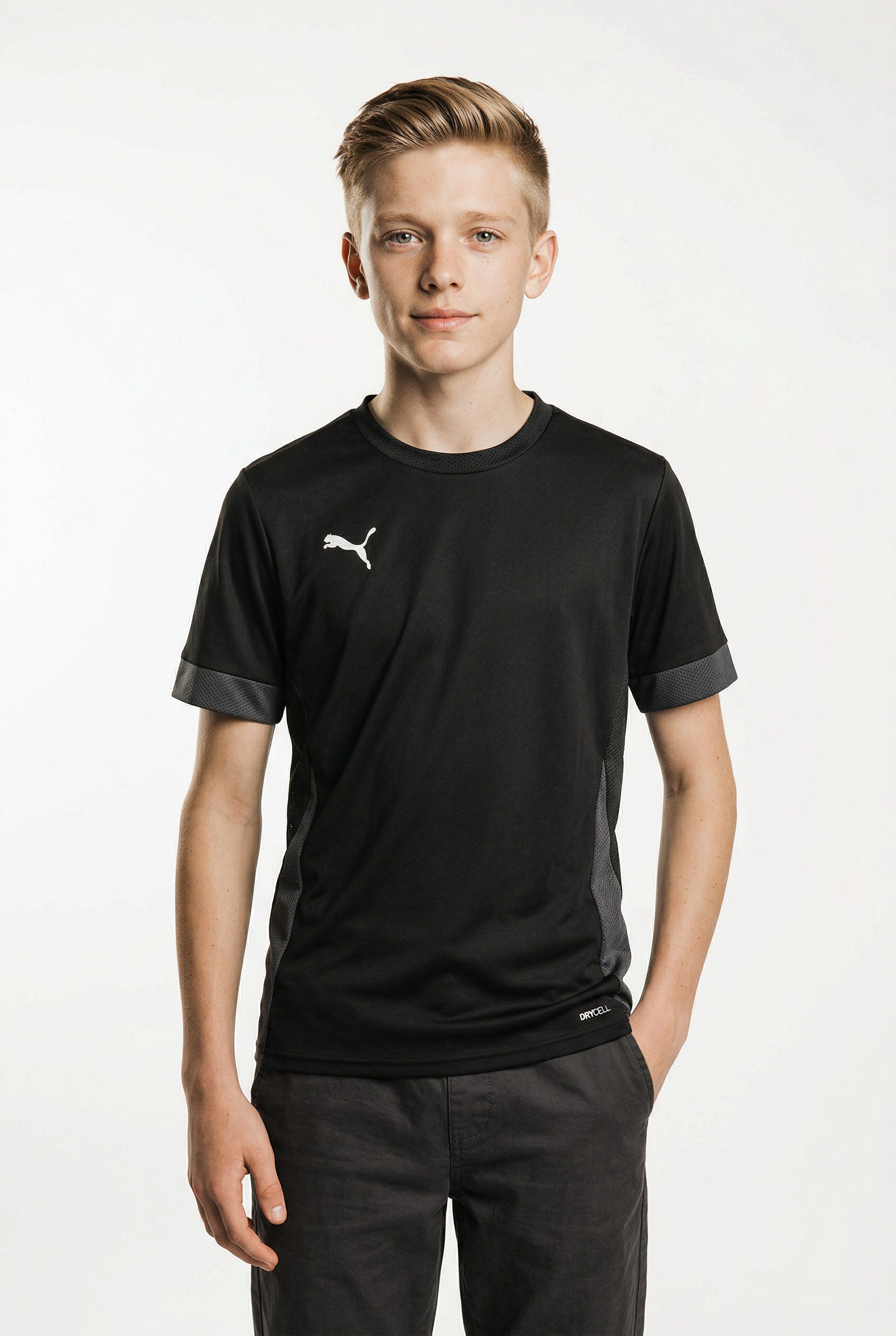 PUMA Fußballtrikot TEAMGOAL MATCHDAY JERSEY JR für Jugendliche, Fußball, Kurzarm, sportlicher Stil, aus Polyester