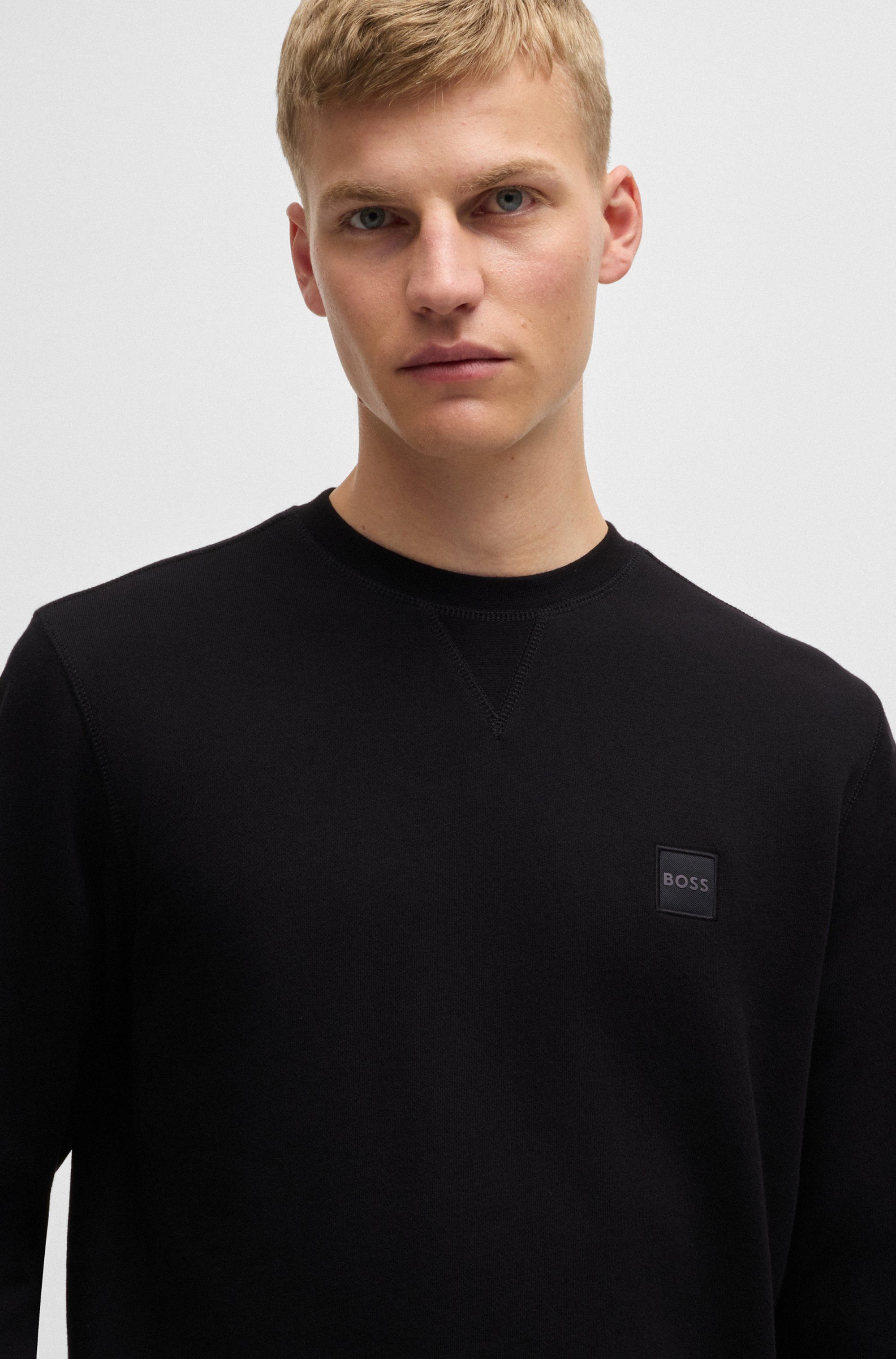 BOSS ORANGE Sweatshirt Westart mit BOSS Logopatch