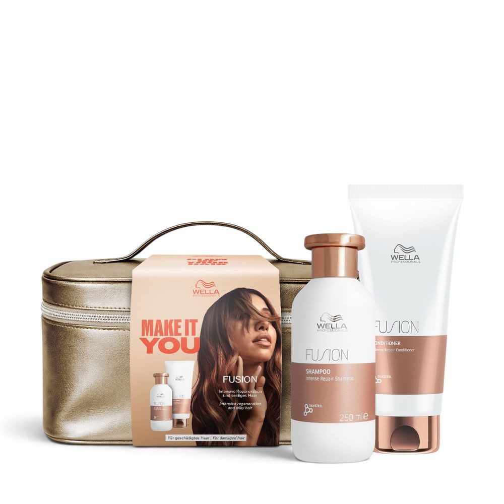 Wella Professionals Haarpflege-Set Fusion Intense Repair Set - Shampoo 250ml + Conditioner 200 ml