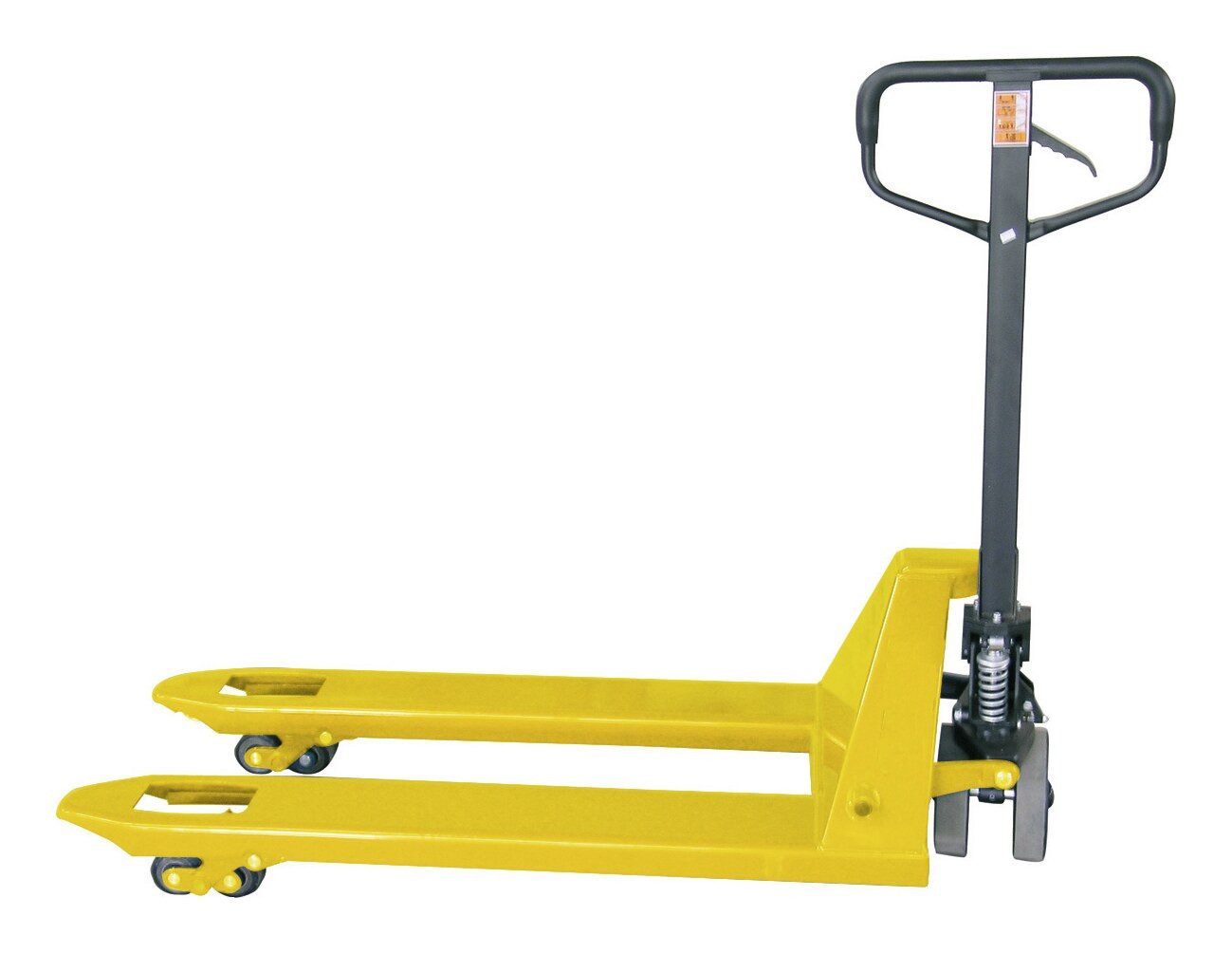 Hubwagen, 2500 kg PUR/PUR gelb, montiert