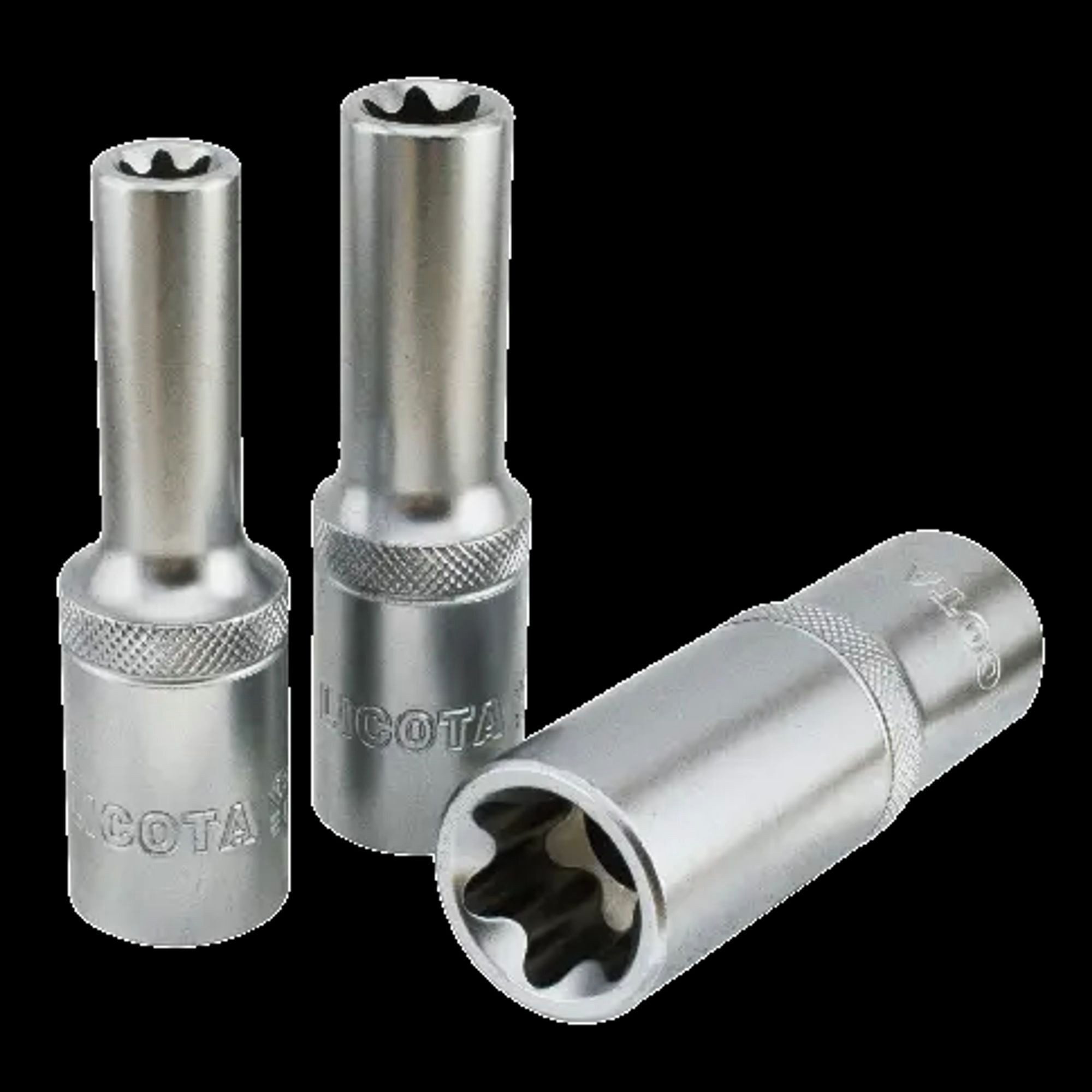 Boni-Shop Werkzeugeinsatz Torx Nuss E18, Aussen Torx Nuss, 1/2 Zoll, CrV Stahl