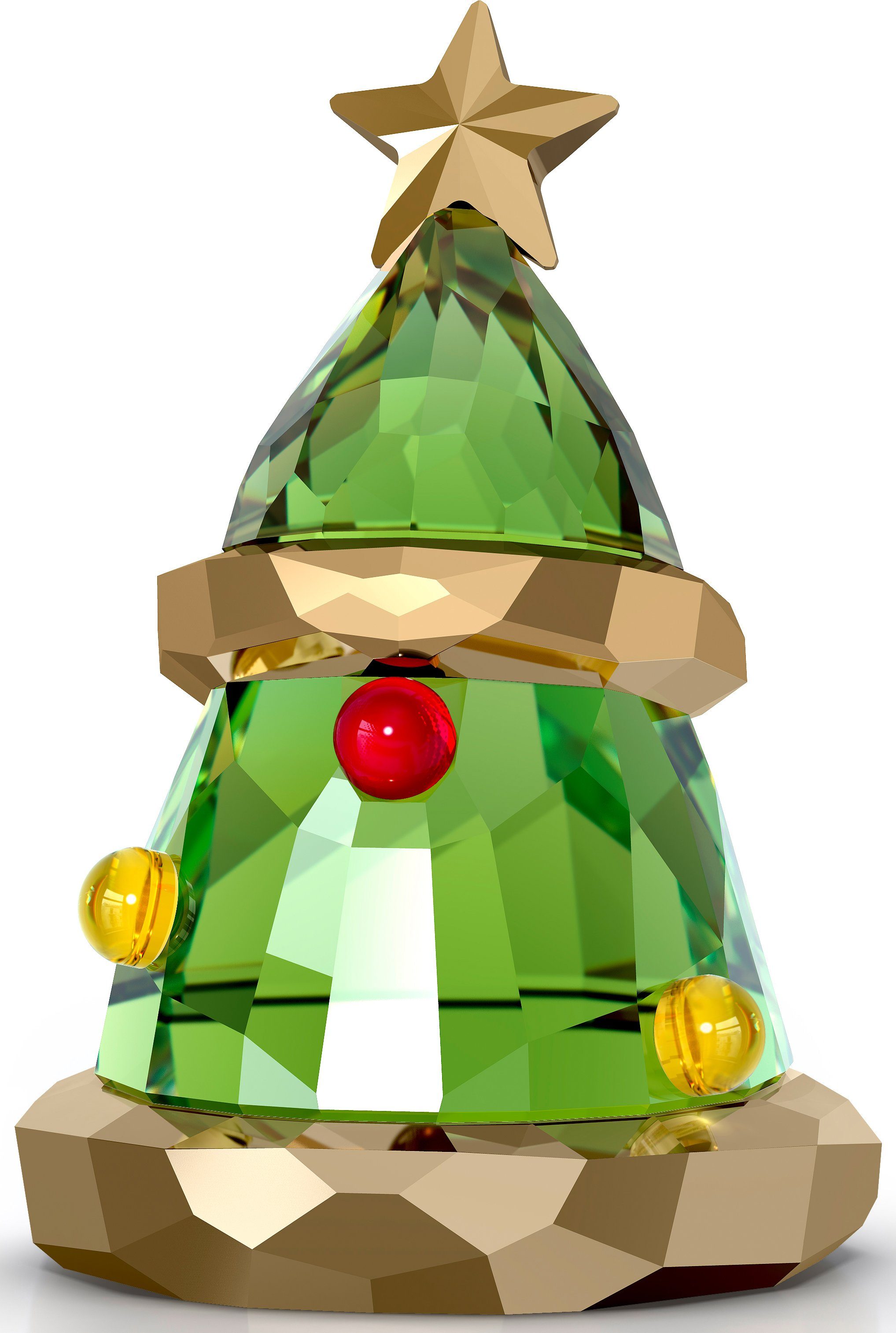 5627104 Kristall Dekofigur Cheers Swarovski (1 Kristallfigur Weihnachtsbaum, Swarovski® St), Holiday