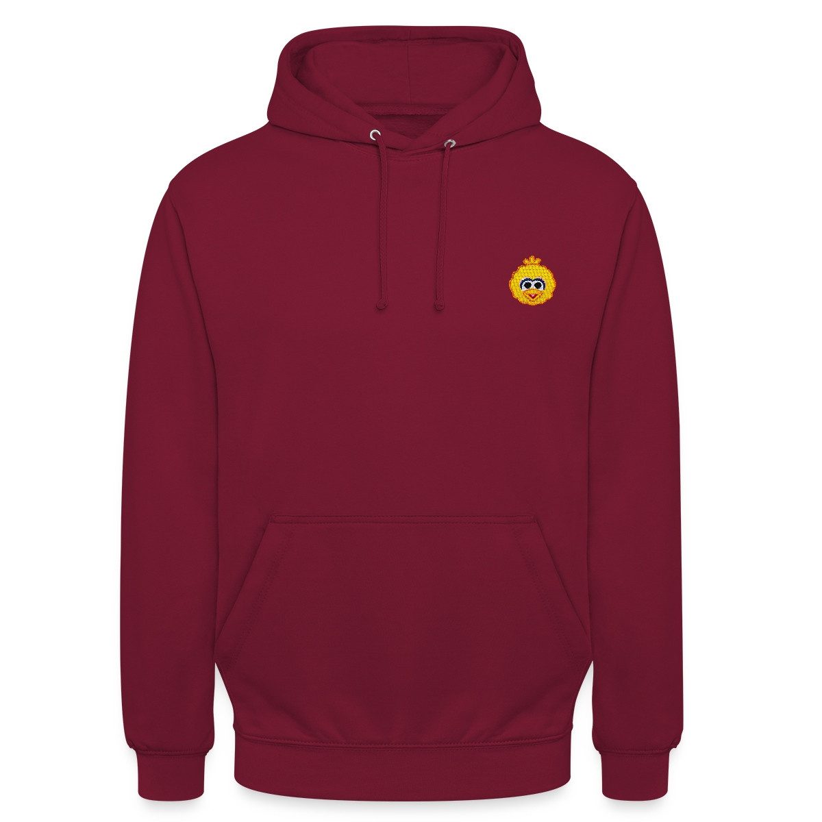 Spreadshirt Hoodie Sesamstraße Bibo Als Stickmotiv Unisex Hoodie (1-tlg)