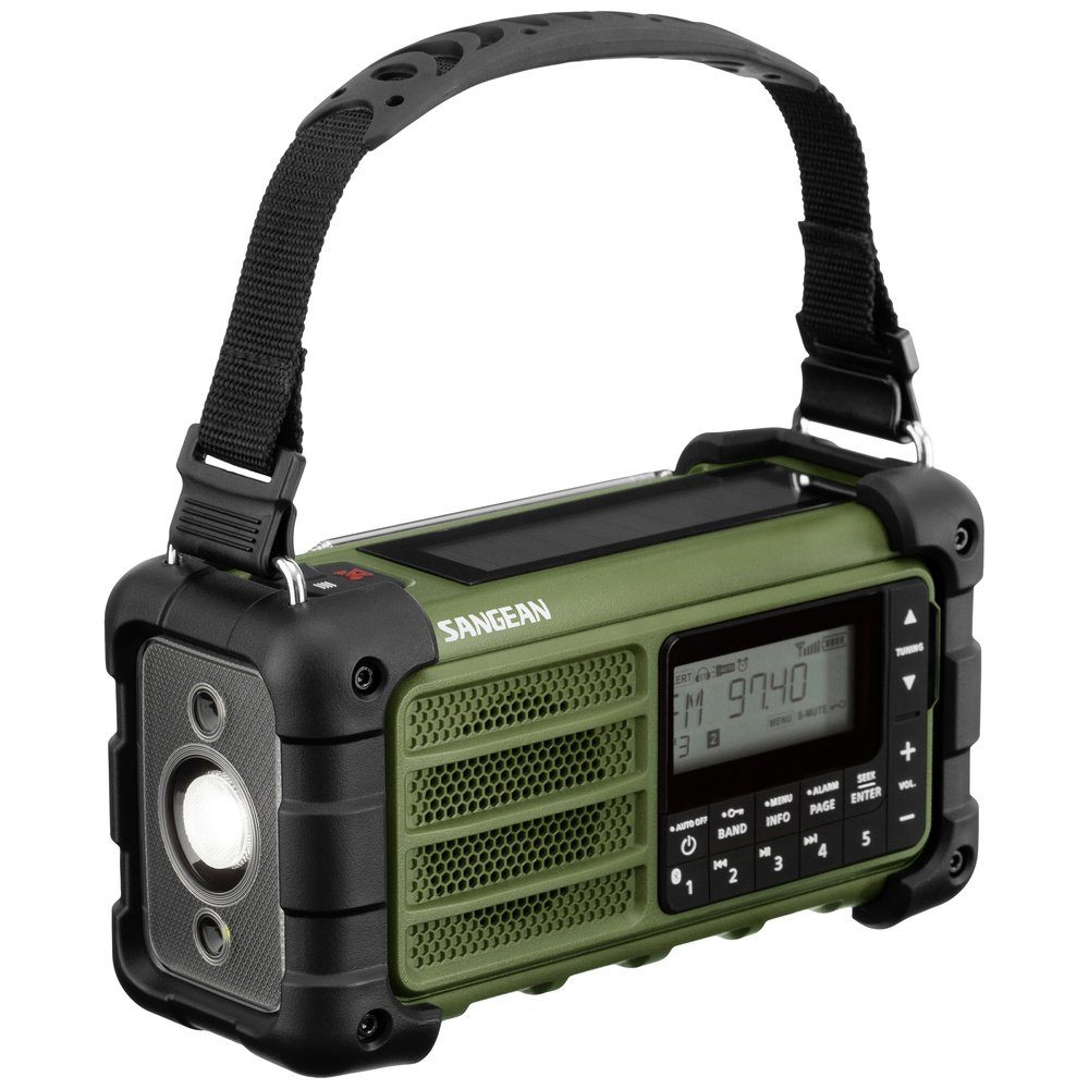 Radio Bluetooth® Notfallradio, Outdoorradio Sangean MMR-99 MW Sangean Solarpan UKW,