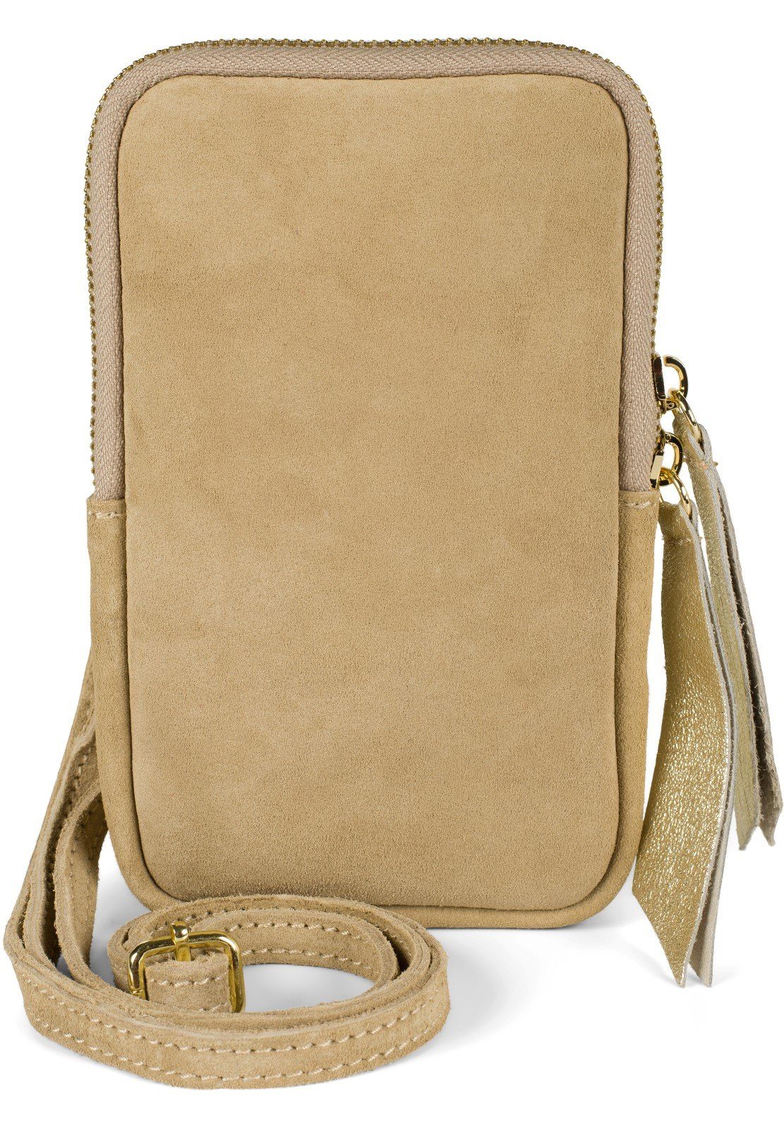 styleBREAKER Mini Bag Echtleder Handy Umhängetasche günstig online kaufen