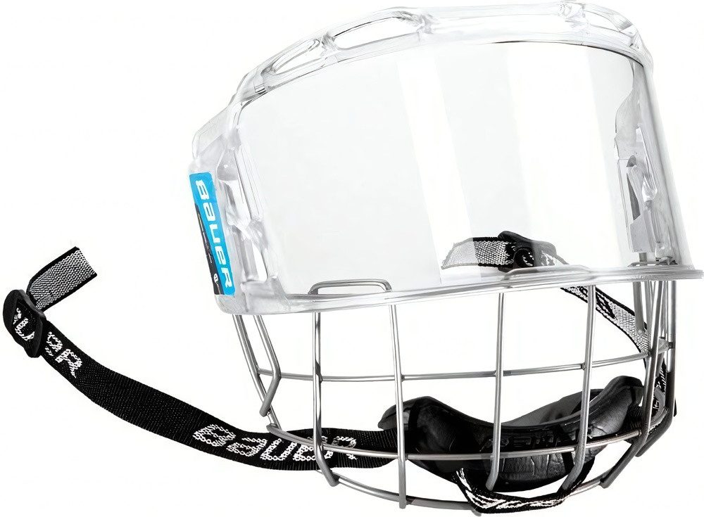 bauer Allroundhelm Gitter + Visier Bauer Hybrid Shield sr