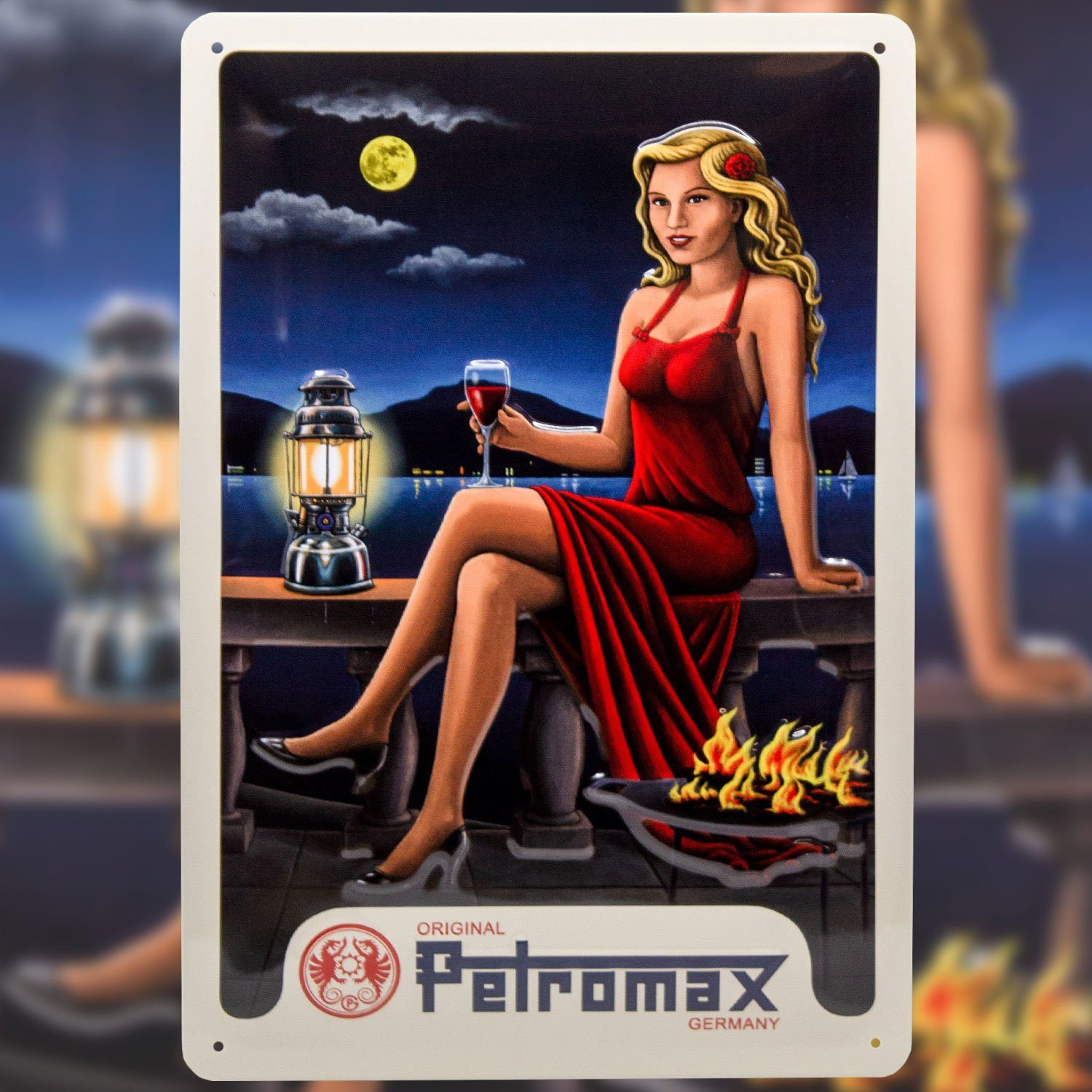 Metallschild Werbeschild Blechschild im Retro Stil Fanartikel Fanartikel