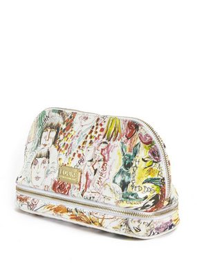 LOOKS by Wolfgang Joop Kosmetiktasche DOUBLEZIP, mit origninellem Scribble-Print