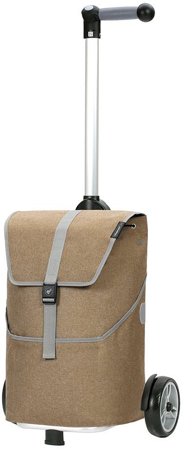 Andersen Einkaufstrolley Unus Mikkel, 36 l, inkl. 14 Liter Thermofach beige | Einkaufstrolleys