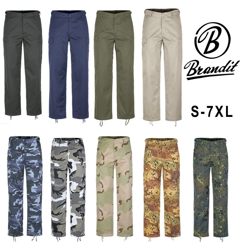 Brandit Cargohose Herren US Ranger Cargo Pants (1-tlg), Obermaterial: 65%  Polyester, 35% Baumwolle; Futter: 80% Polyester, 20% Baumwolle