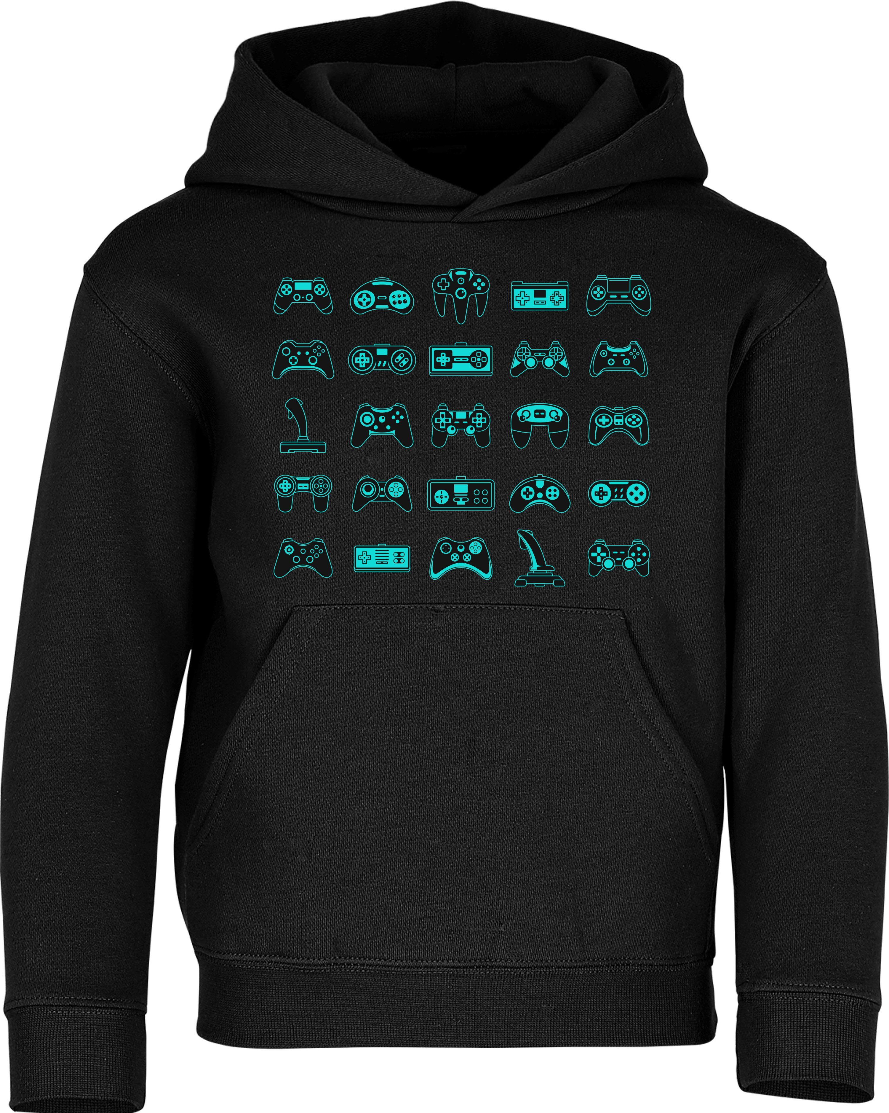 Baddery Kapuzenpullover Gamer Hoodie: "Controller" - günstig online kaufen