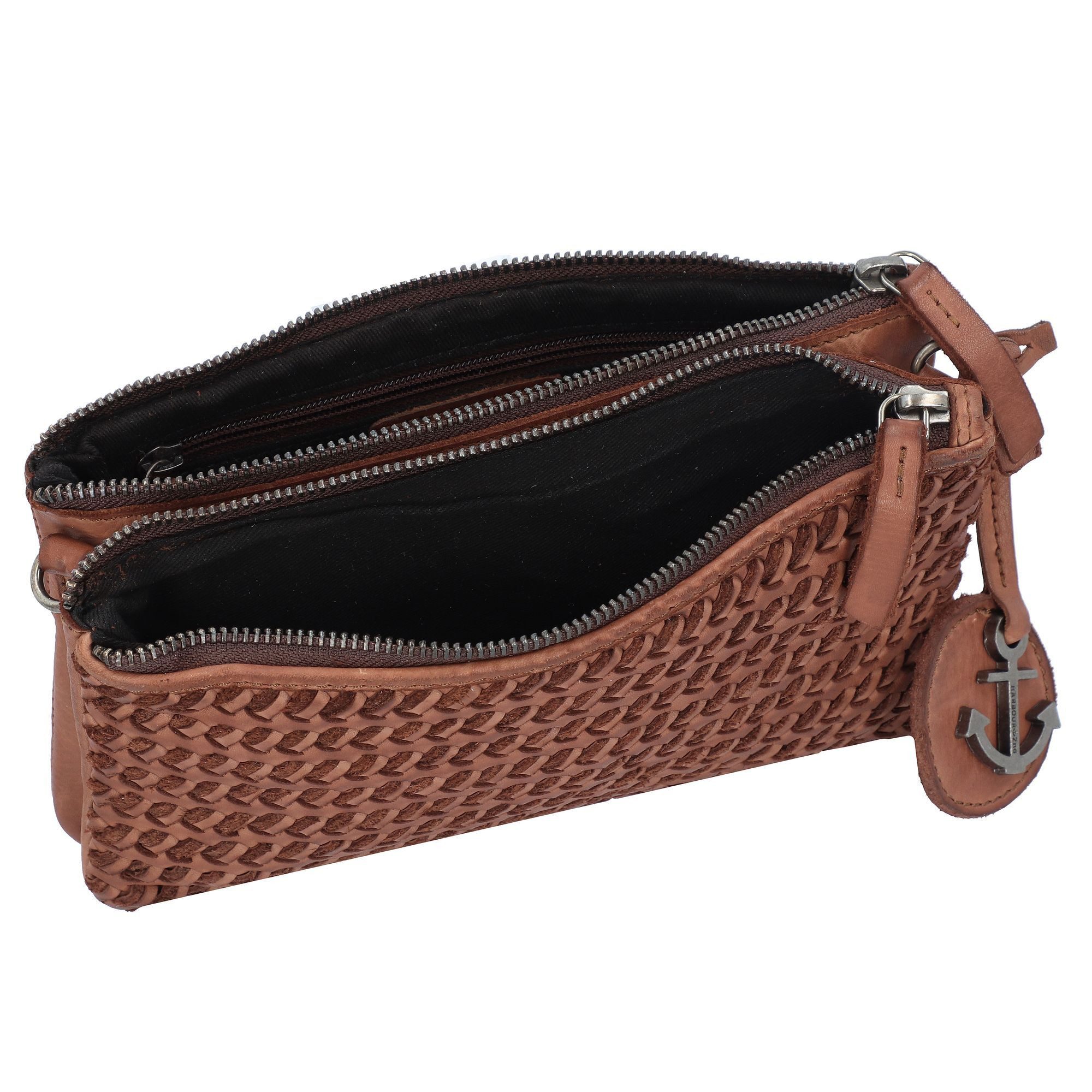 HARBOUR 2nd Schultertasche Soft Weaving, Leder